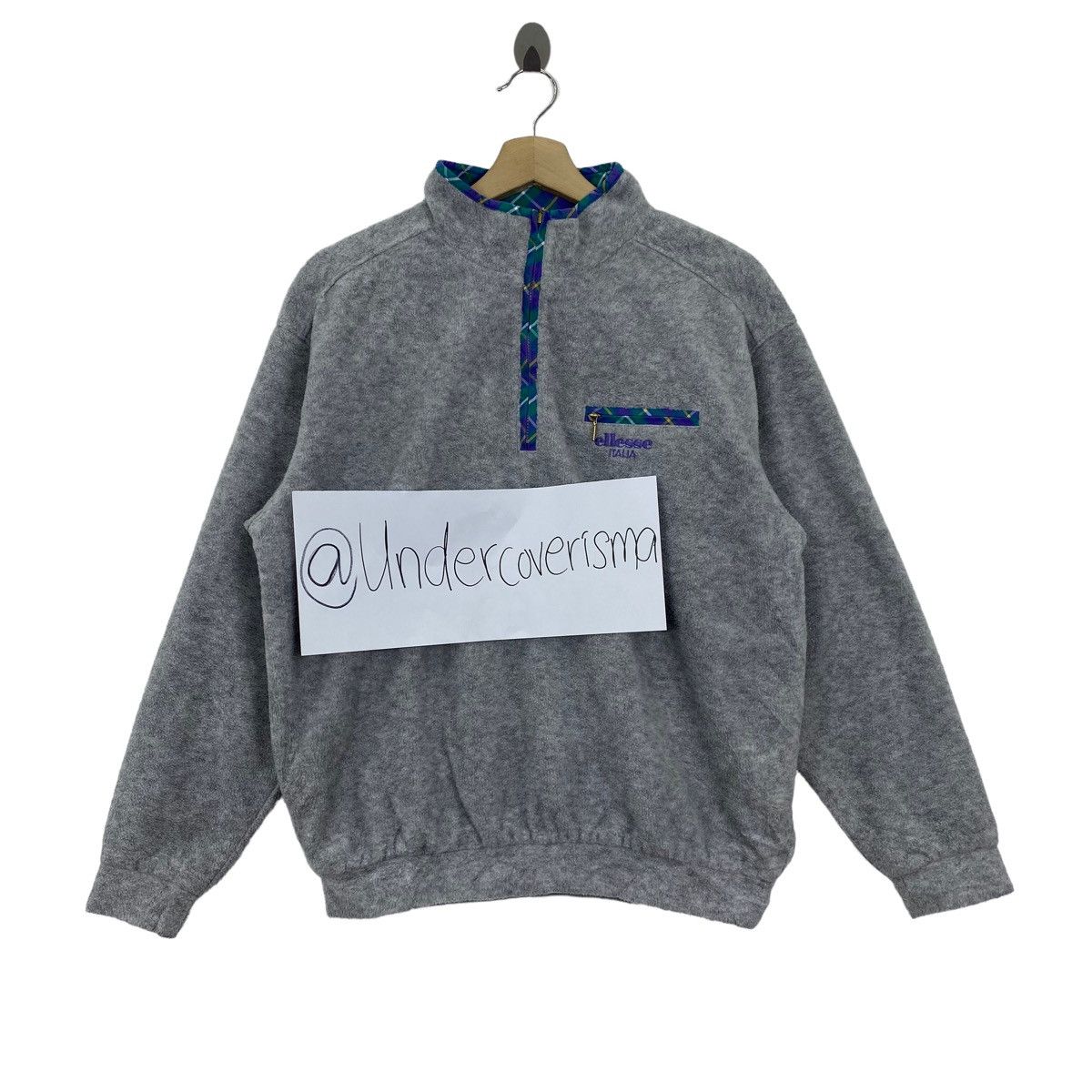 ELLESSE GOLFxPOLARTEC Embroidered Logo Retro Sherpa Jacket