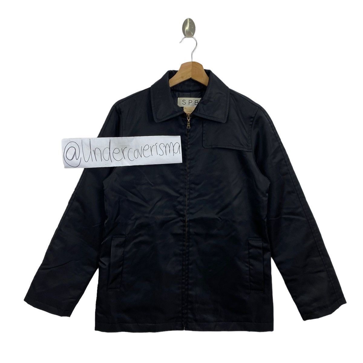 Vintage Vintage SPB Japanese Brand Full Zipper Black Parka Size US S / EU 44-46 / 1 - 1 Thumbnail