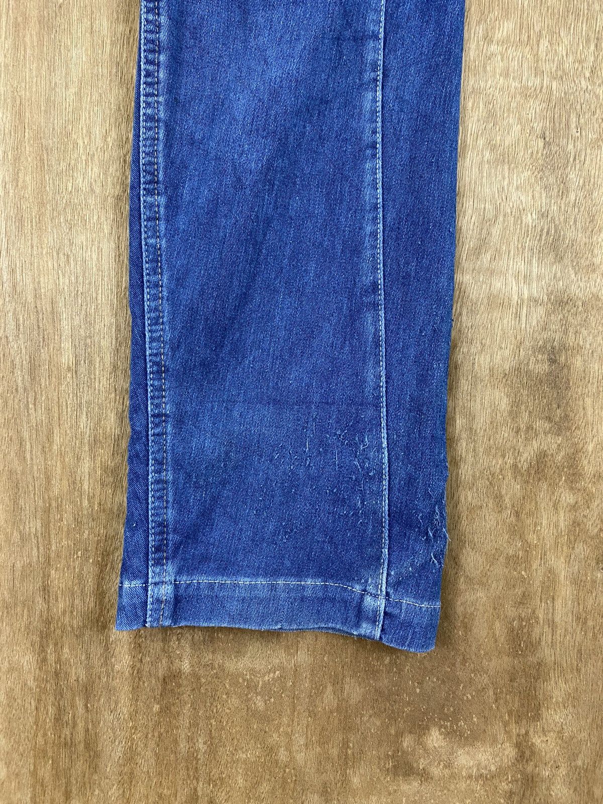 Japanese Brand DLS Fieldcore Blue Stretchable distressed Denim Pants #BB533 Size US 30 / EU 46 - 16 Thumbnail