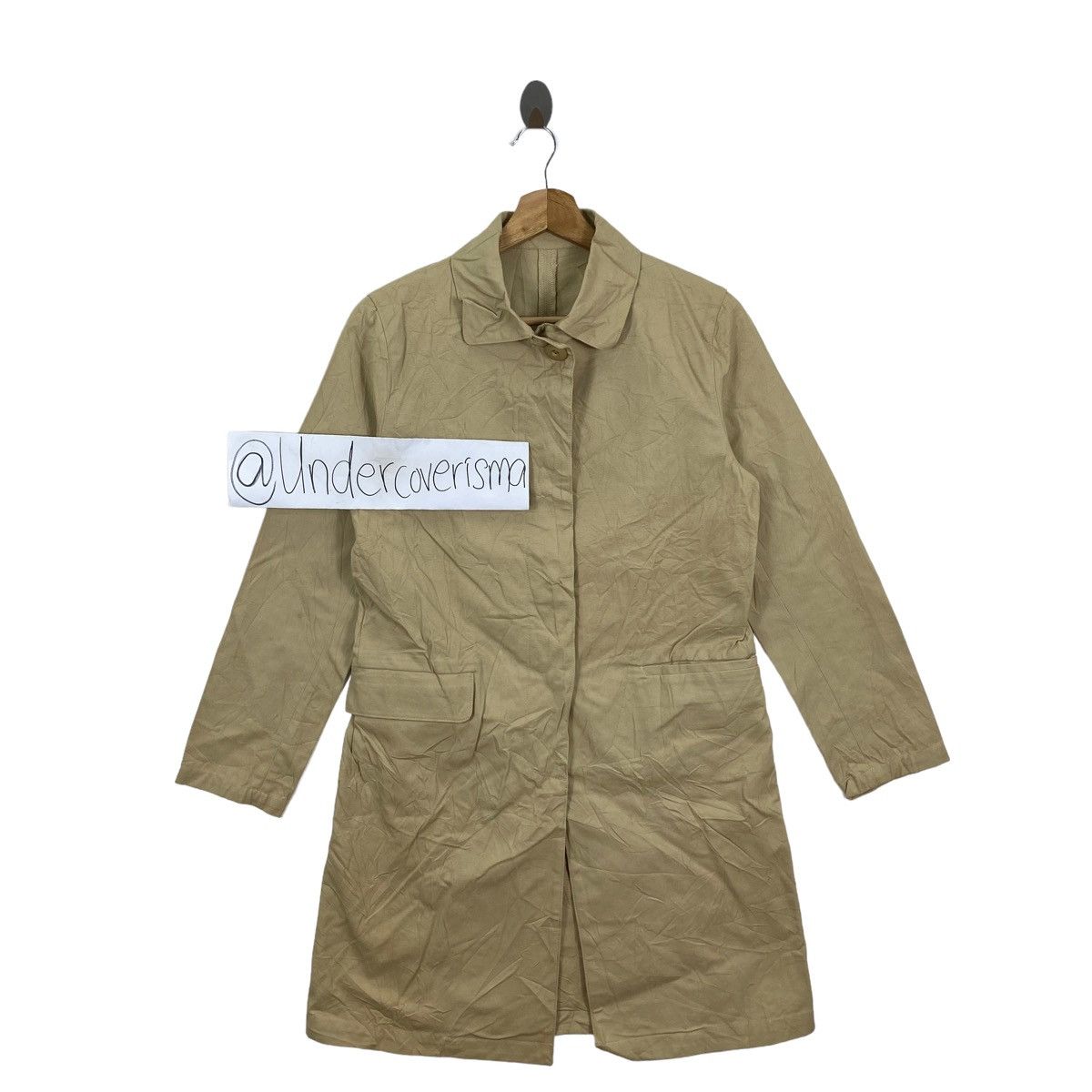 Junko Shimada × Vintage Vintage JUNKO SHIMADA PANT Outs Pocket Beige Long Coat Parka Size US S / EU 44-46 / 1 - 1 Thumbnail