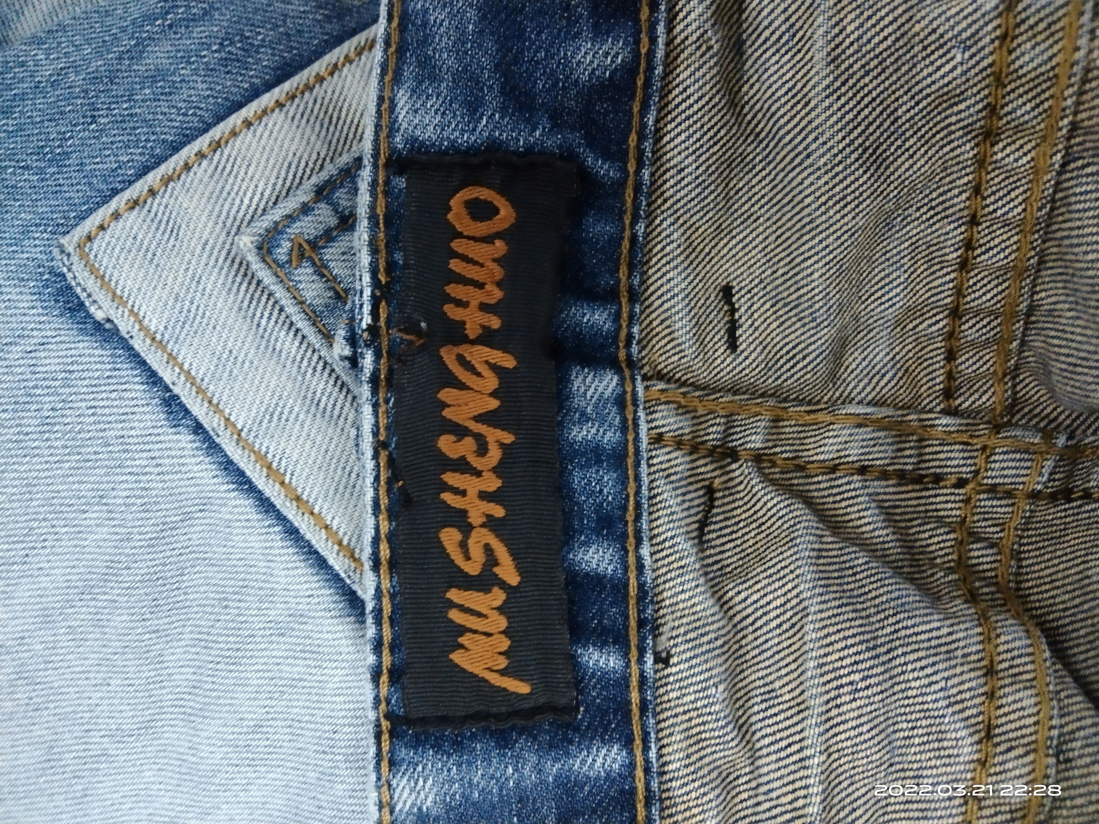 Japanese Brand DiSTRESSED MUSHENGHU0 STUDDED DENIM PANTS Size US 30 / EU 46 - 8 Thumbnail