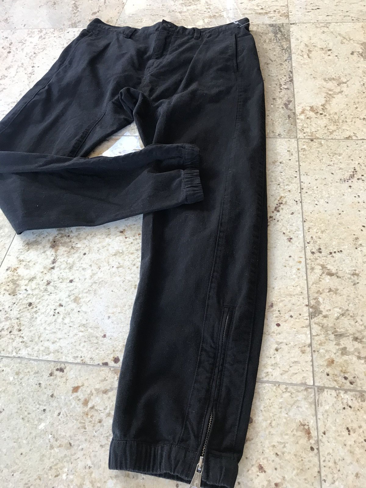 Helmut Lang Curved Leg Pants In Black Size US 32 / EU 48 - 3 Thumbnail