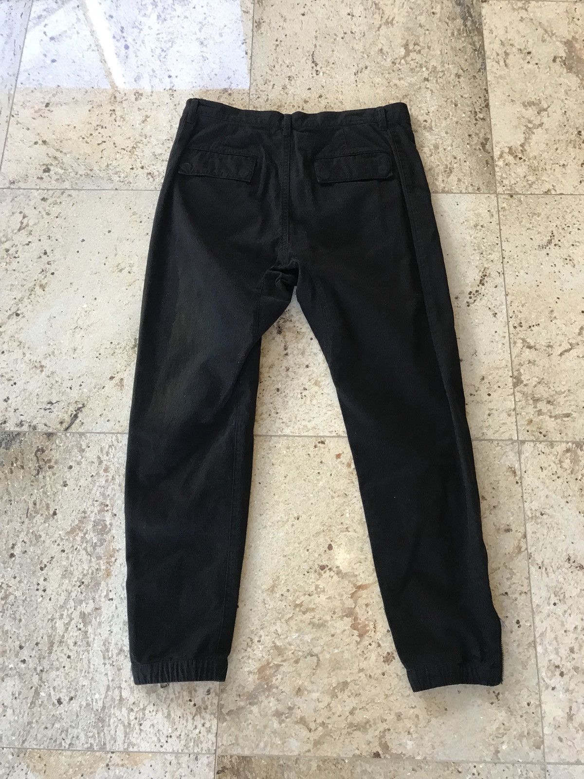 Helmut Lang Curved Leg Pants In Black Size US 32 / EU 48 - 16 Thumbnail