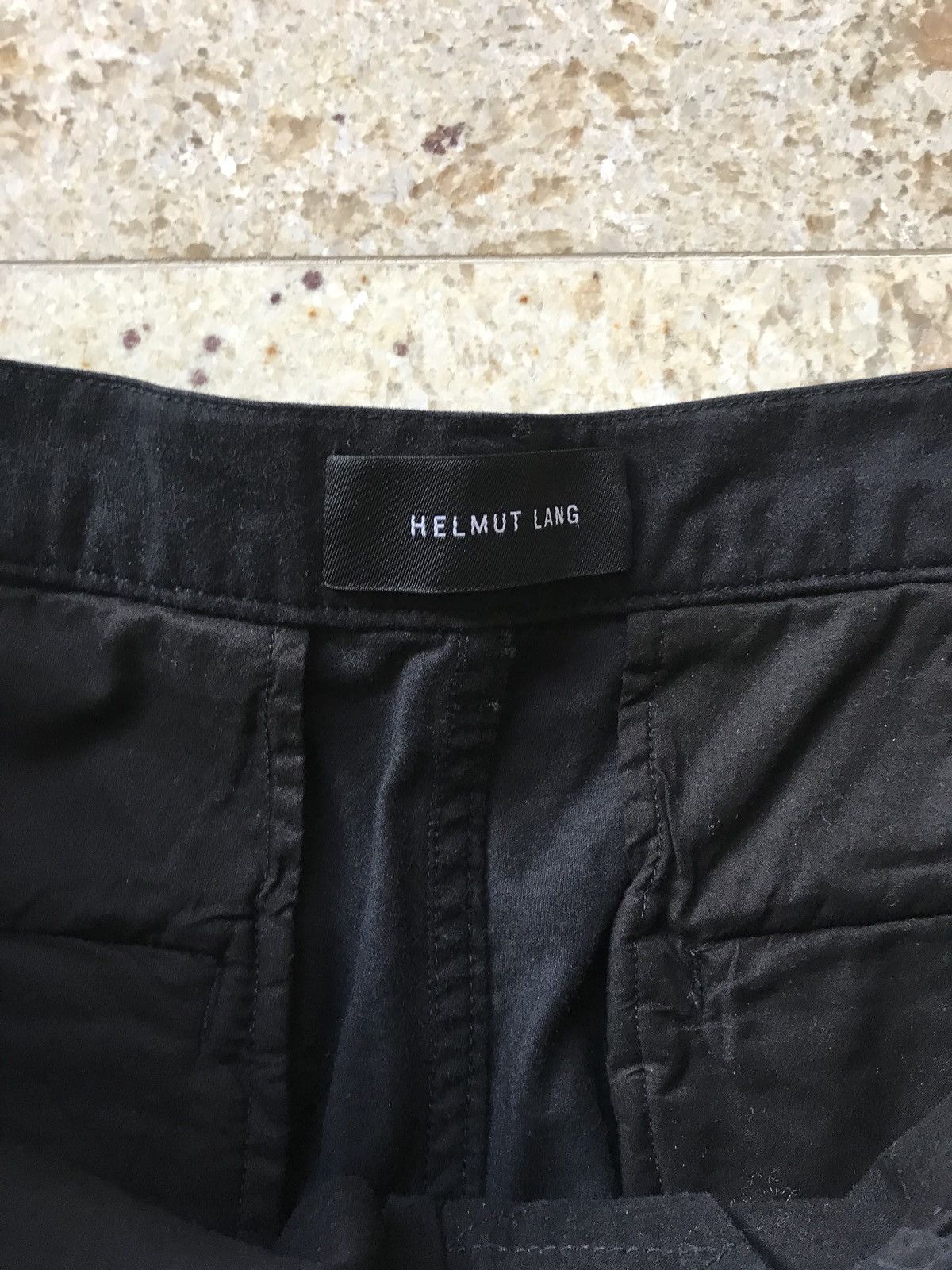 Helmut Lang Curved Leg Pants In Black Size US 32 / EU 48 - 9 Thumbnail