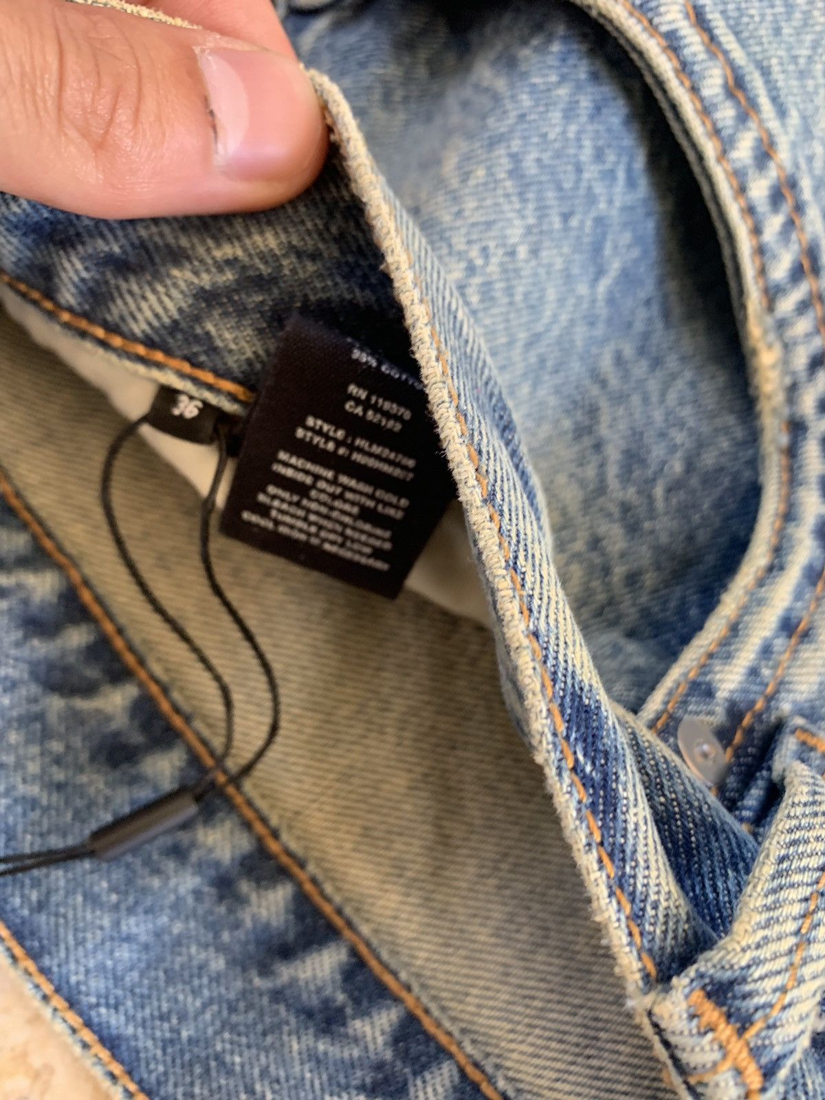 Helmut Lang 97 Denim In Tinted Wash Size US 36 / EU 52 - 11 Thumbnail