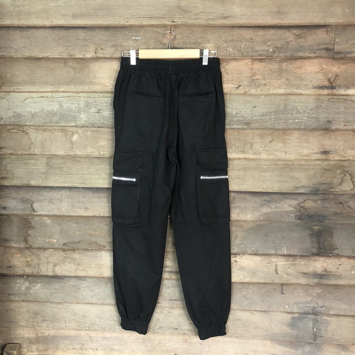 Japanese Brand DLL Takeasy Black Cargo Multipocket Pants #1359 Size US 28 / EU 44 - 7 Thumbnail
