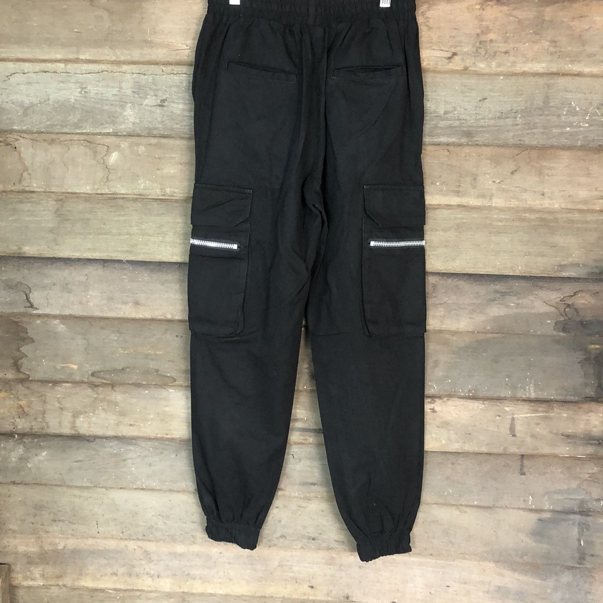 Japanese Brand DLL Takeasy Black Cargo Multipocket Pants #1359 Size US 28 / EU 44 - 9 Thumbnail