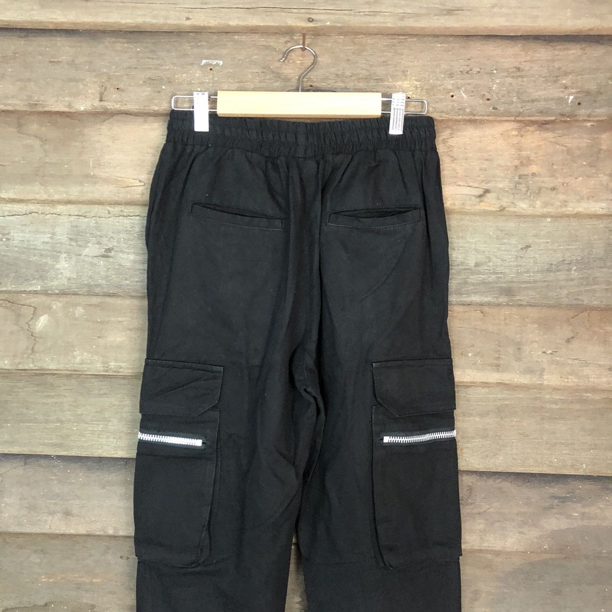 Japanese Brand DLL Takeasy Black Cargo Multipocket Pants #1359 Size US 28 / EU 44 - 8 Thumbnail