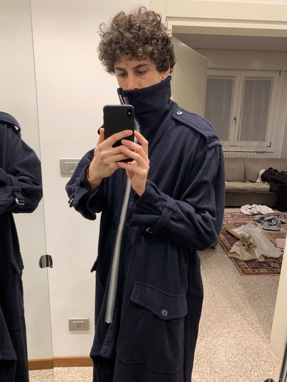 Yohji Yamamoto Yohji Yamamoto Aw02 long coat Size US M / EU 48-50 / 2 - 12 Thumbnail
