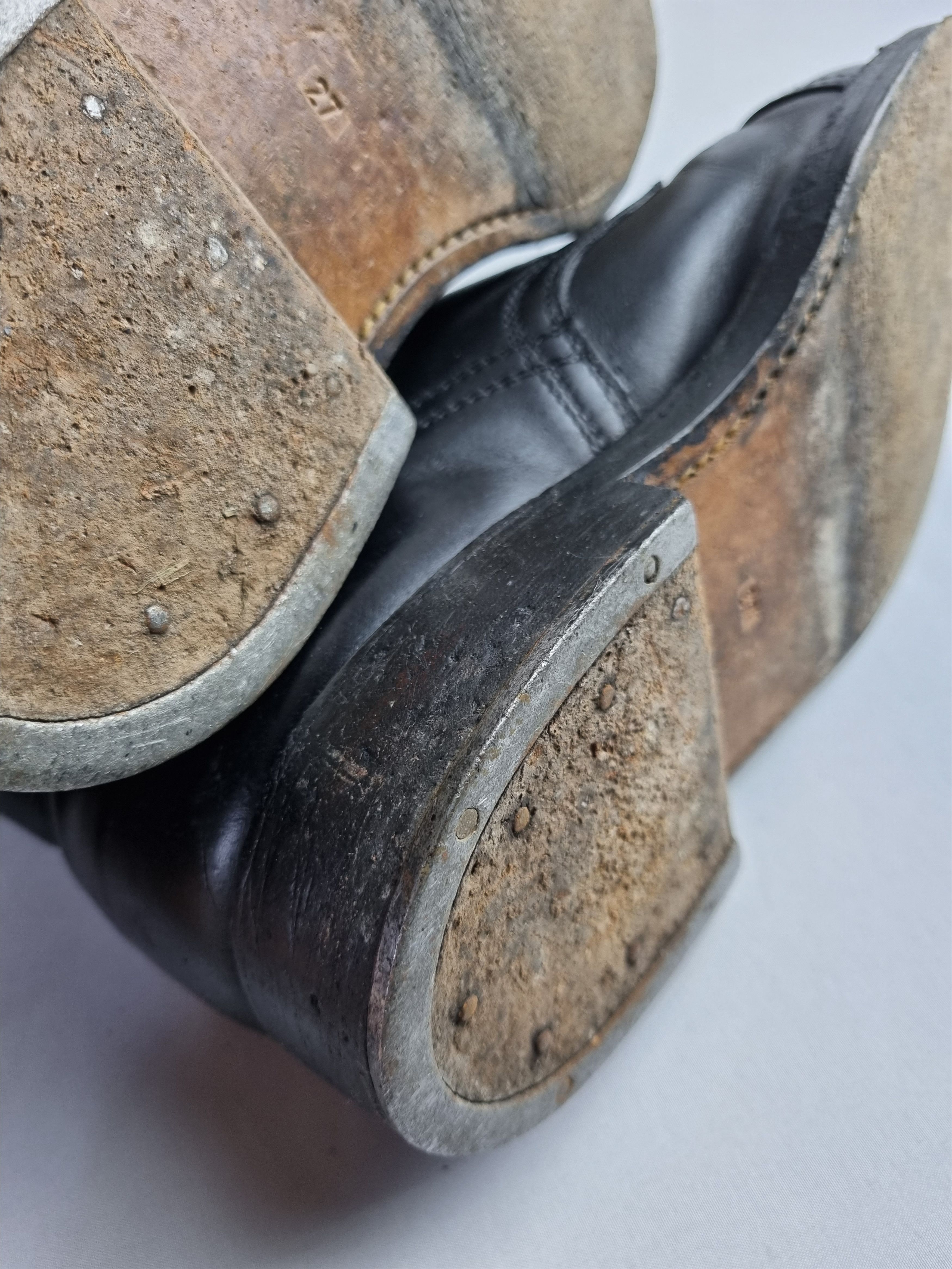 Vintage Danish Army Military Boots 20 HMAK 05 GUIDI style Size US 8 / EU 41 - 14 Thumbnail
