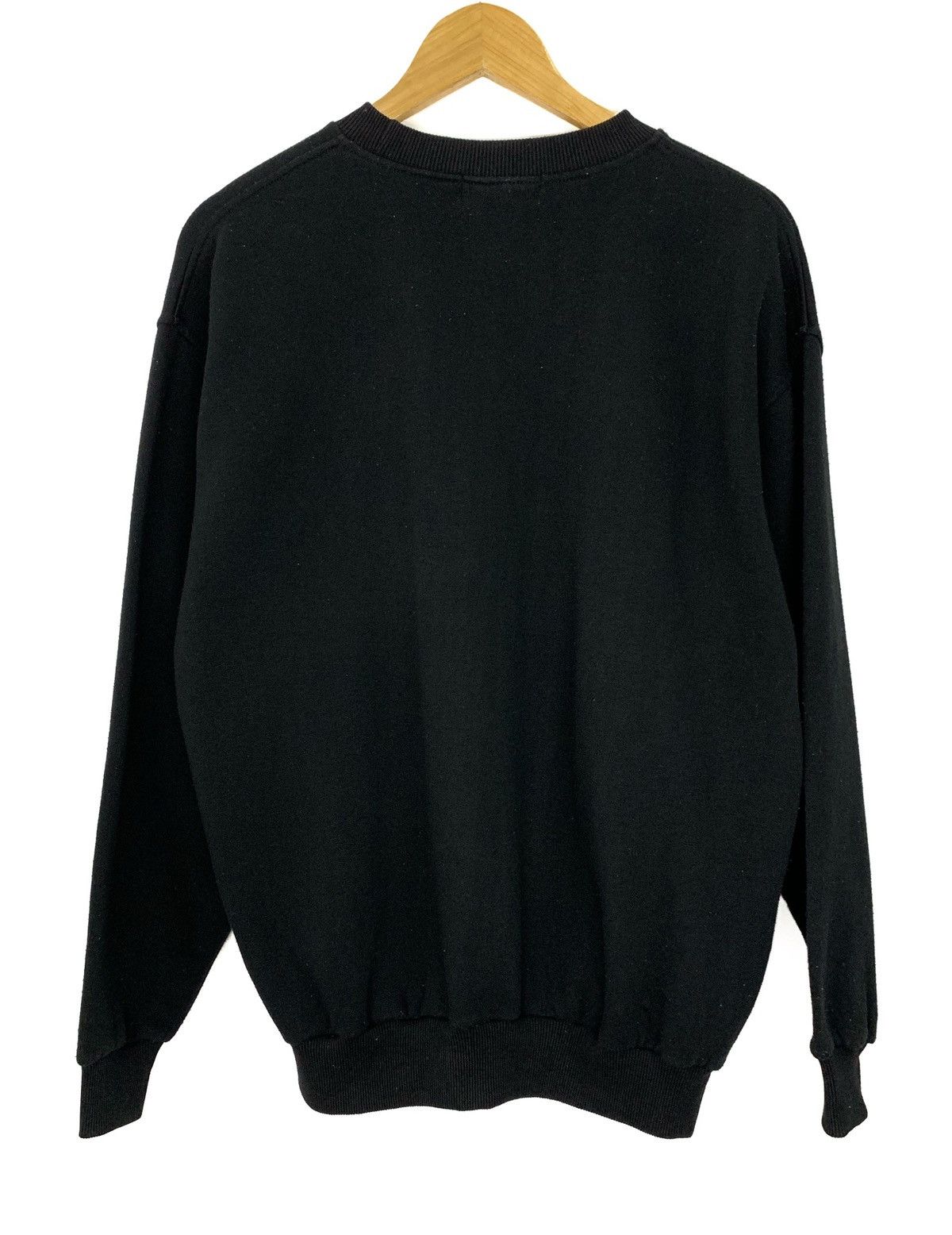 Valentino × Vintage 🔥Valentino Monica Club Milano Embroidery Black Sweatshirts Size US M / EU 48-50 / 2 - 2 Thumbnail