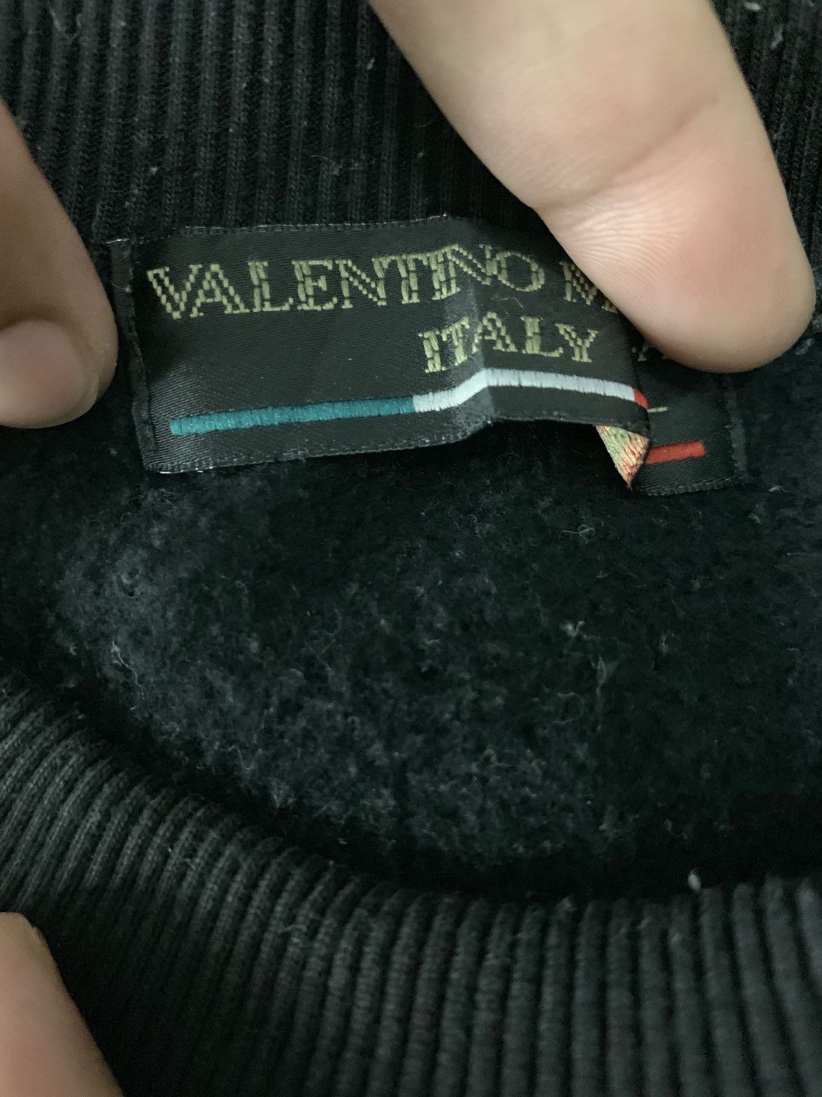 Valentino × Vintage 🔥Valentino Monica Club Milano Embroidery Black Sweatshirts Size US M / EU 48-50 / 2 - 4 Thumbnail