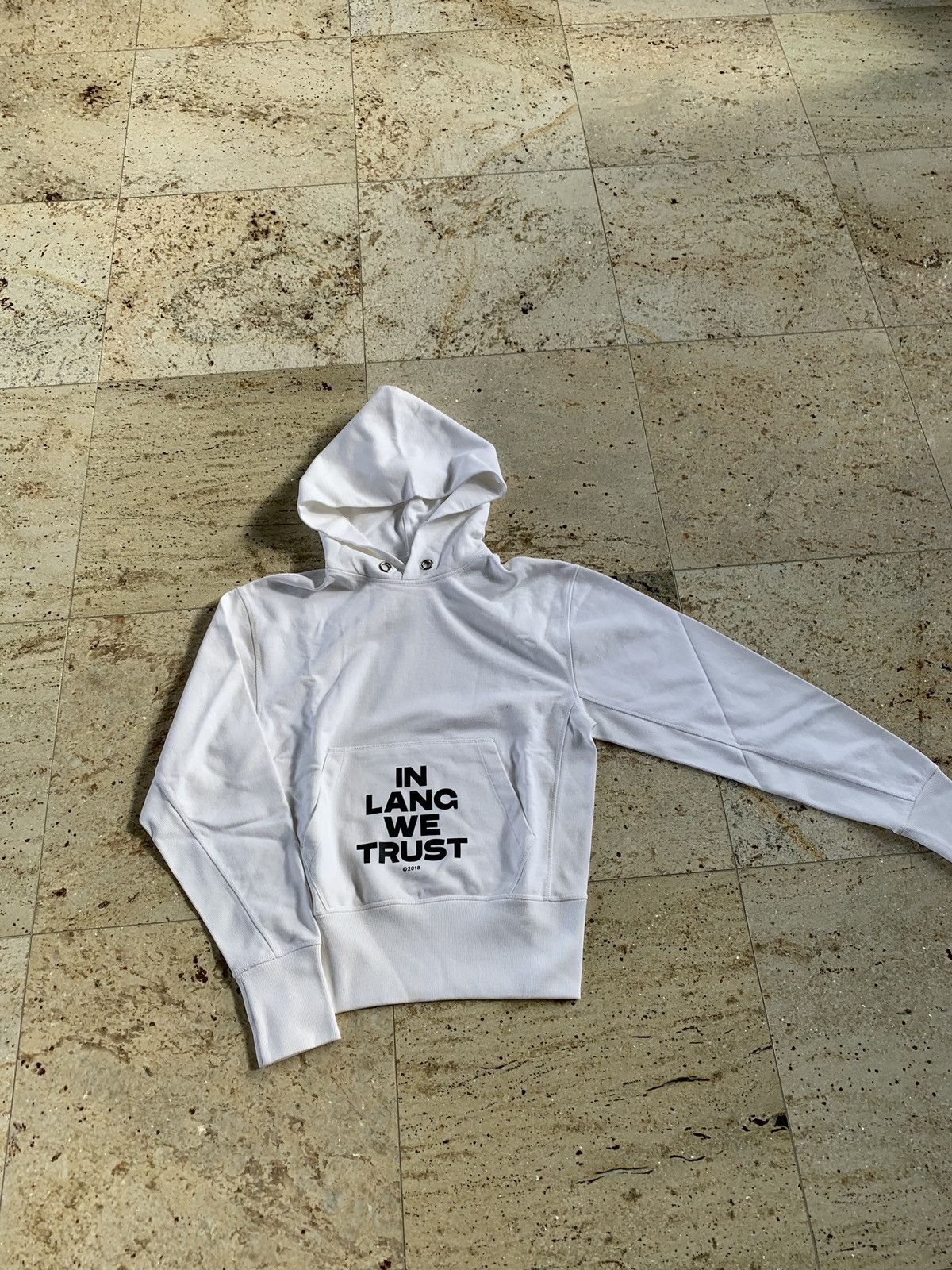 helmut lang standard hoodie