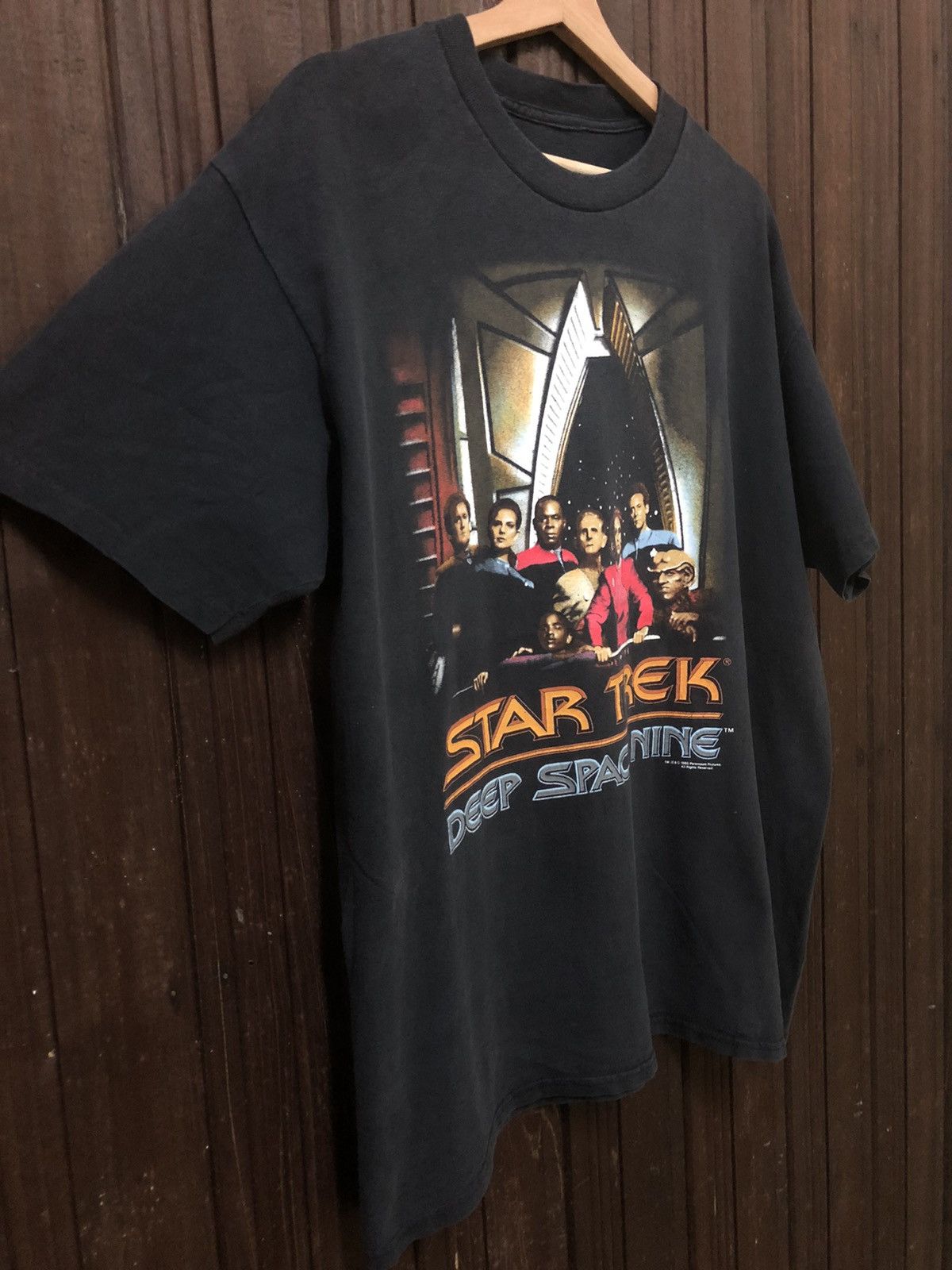 Vintage Vintage 90s Star Trek Deep Space Nine Tee Size US XL / EU 56 / 4 - 4 Thumbnail