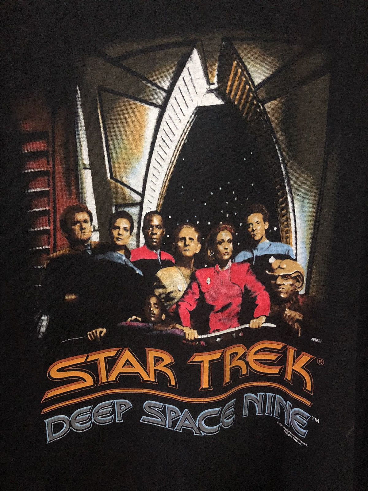 Vintage Vintage 90s Star Trek Deep Space Nine Tee Size US XL / EU 56 / 4 - 2 Thumbnail