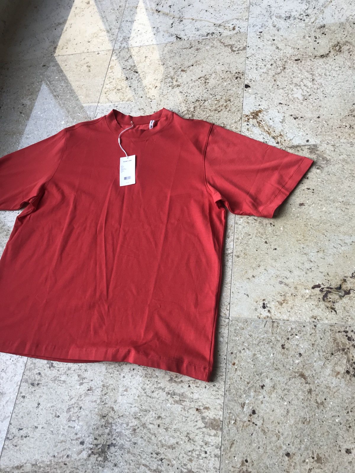 Helmut Lang Tall Tee in Red Size US L / EU 52-54 / 3 - 6 Thumbnail