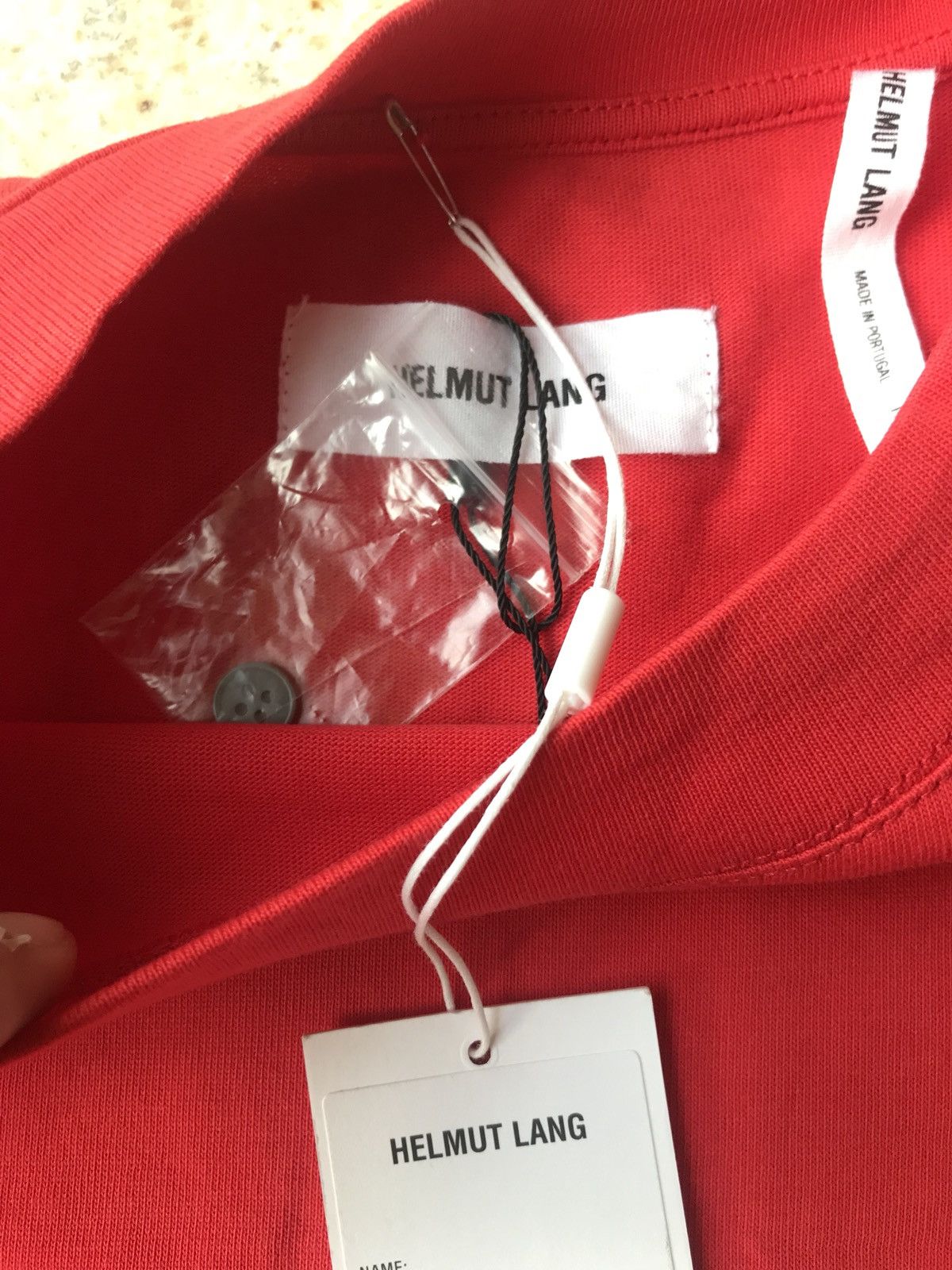 Helmut Lang Tall Tee in Red Size US L / EU 52-54 / 3 - 11 Thumbnail