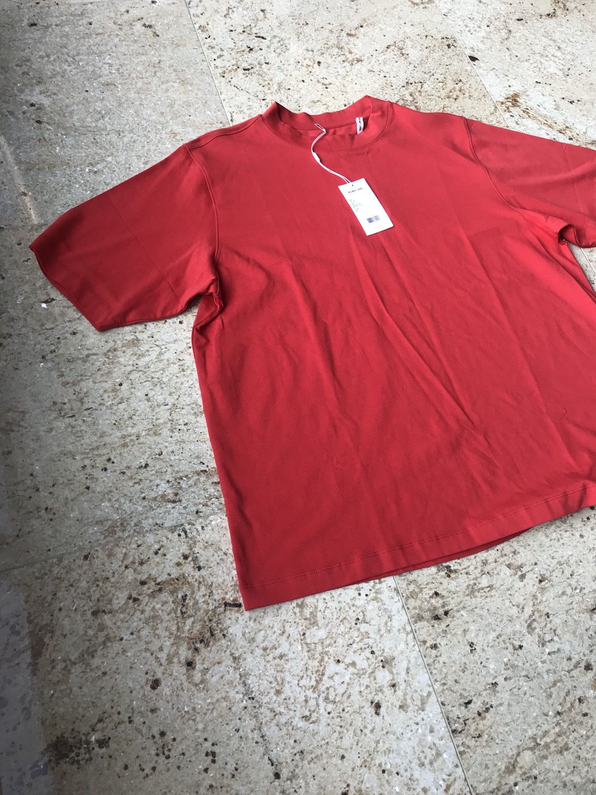 Helmut Lang Tall Tee in Red Size US L / EU 52-54 / 3 - 3 Thumbnail