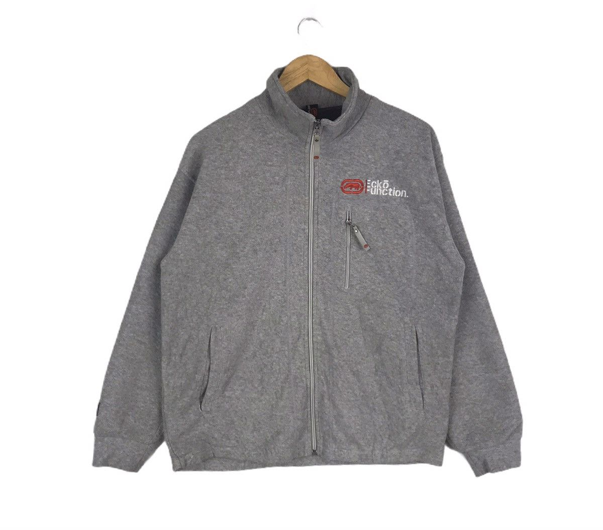 Ecko Unltd. Vintage 90s Ecko Function Fleece Zipper Jacket Size US M / EU 48-50 / 2 - 1 Thumbnail