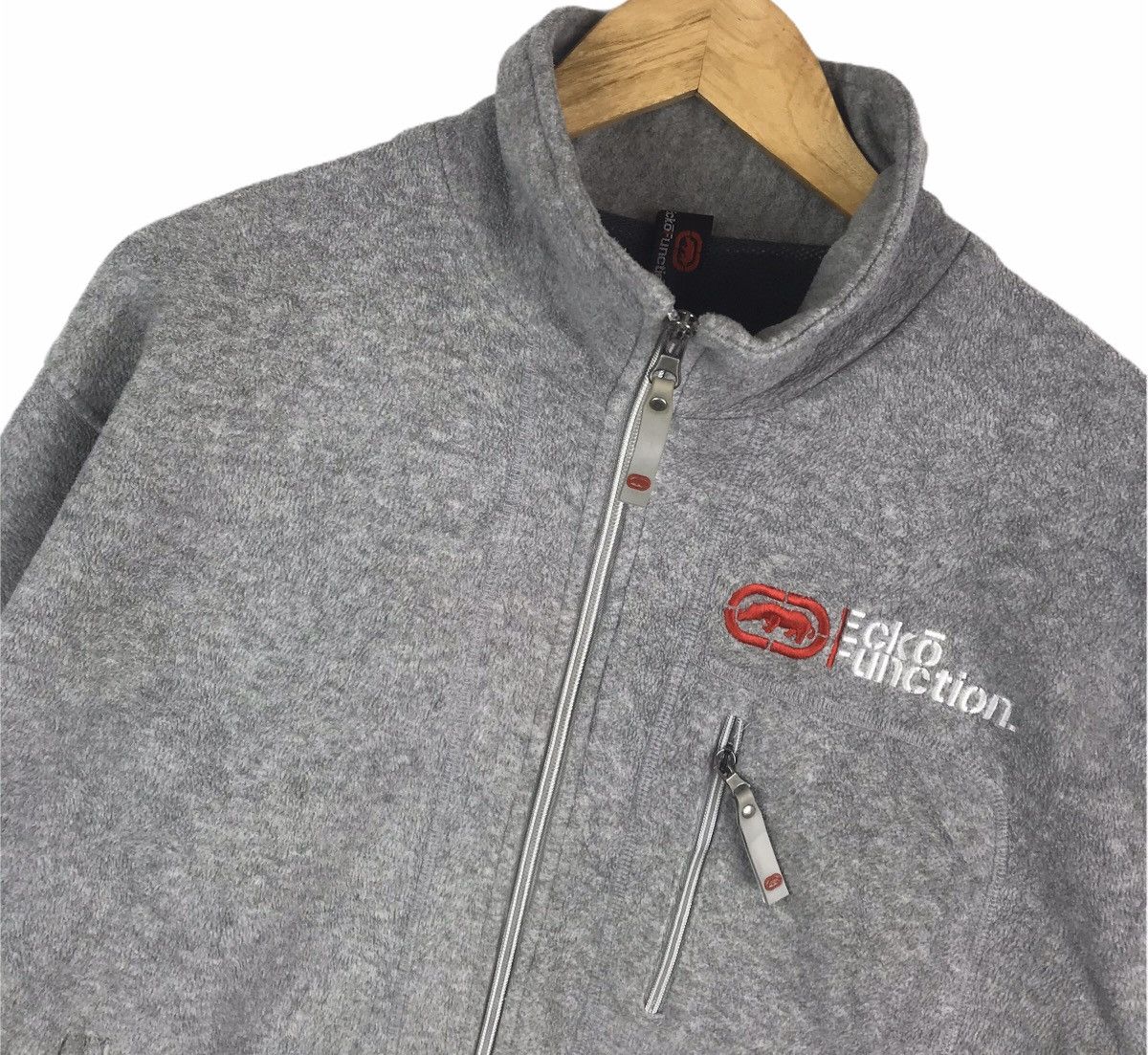 Ecko Unltd. Vintage 90s Ecko Function Fleece Zipper Jacket Size US M / EU 48-50 / 2 - 2 Thumbnail