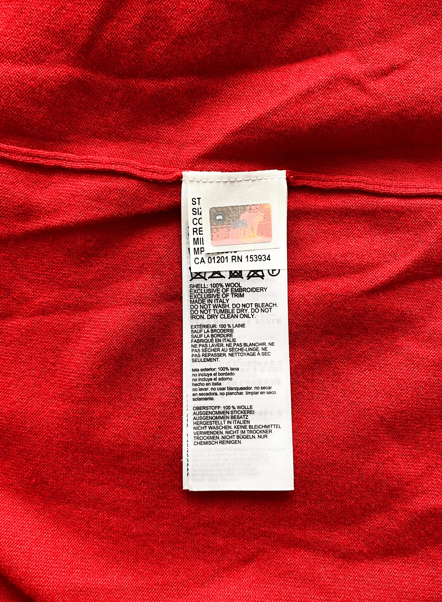 ANGEL CHEN × Canada Goose Canada Goose Angel Chen Red Men's Sweater Size US M / EU 48-50 / 2 - 5 Thumbnail