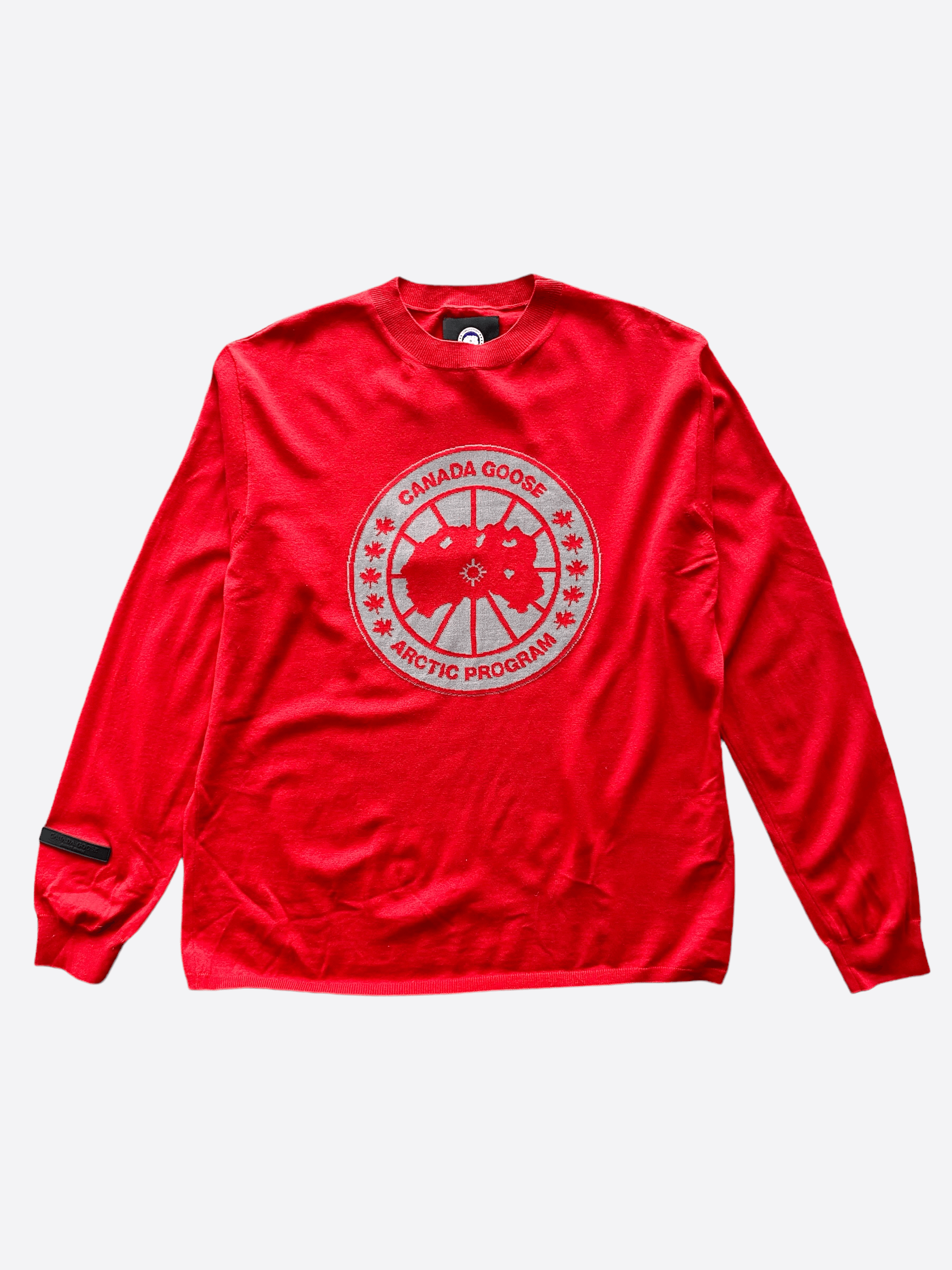 ANGEL CHEN × Canada Goose Canada Goose Angel Chen Red Men's Sweater Size US M / EU 48-50 / 2 - 1 Thumbnail