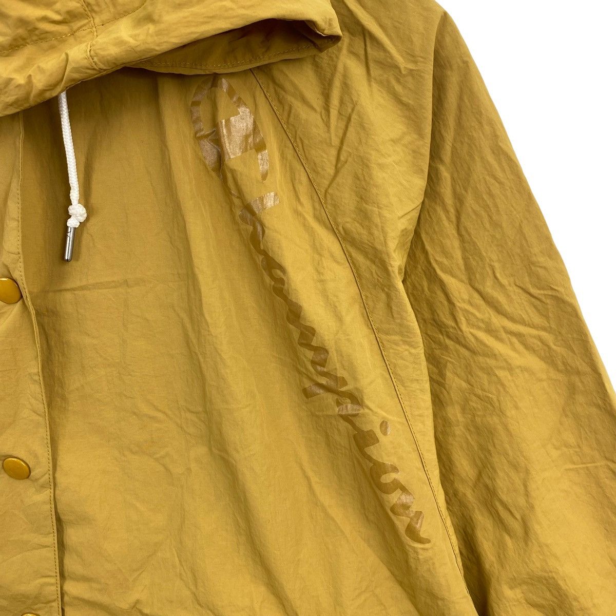 Champion Vtg CHAMPION SCRIPT USA Sportswear Snap Button Mustard Color Size US M / EU 48-50 / 2 - 3 Thumbnail