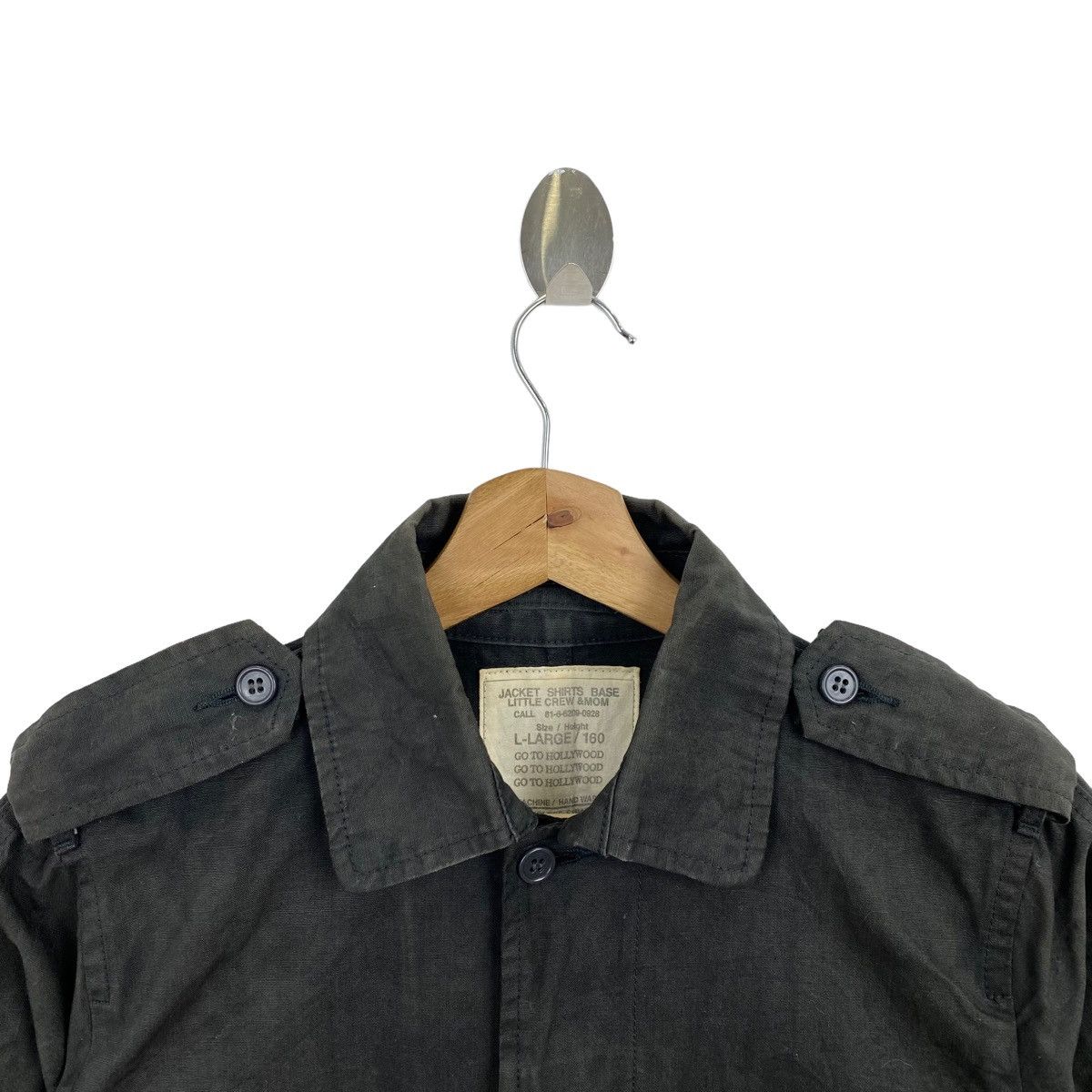 Japanese Brand Jacket Shirts Base LITTLE CREW & MOM Japan Brand Jacket Size US L / EU 52-54 / 3 - 2 Thumbnail