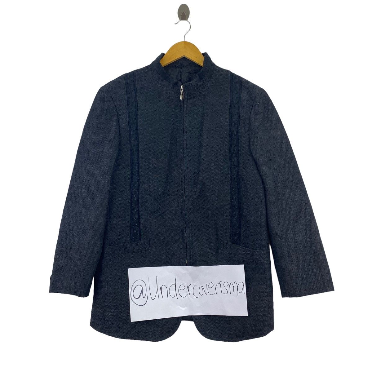 Vintage Vintage MONTEREY & CARMEL Full Zipper Pocket Black Jacket Size US XS / EU 42 / 0 - 1 Thumbnail