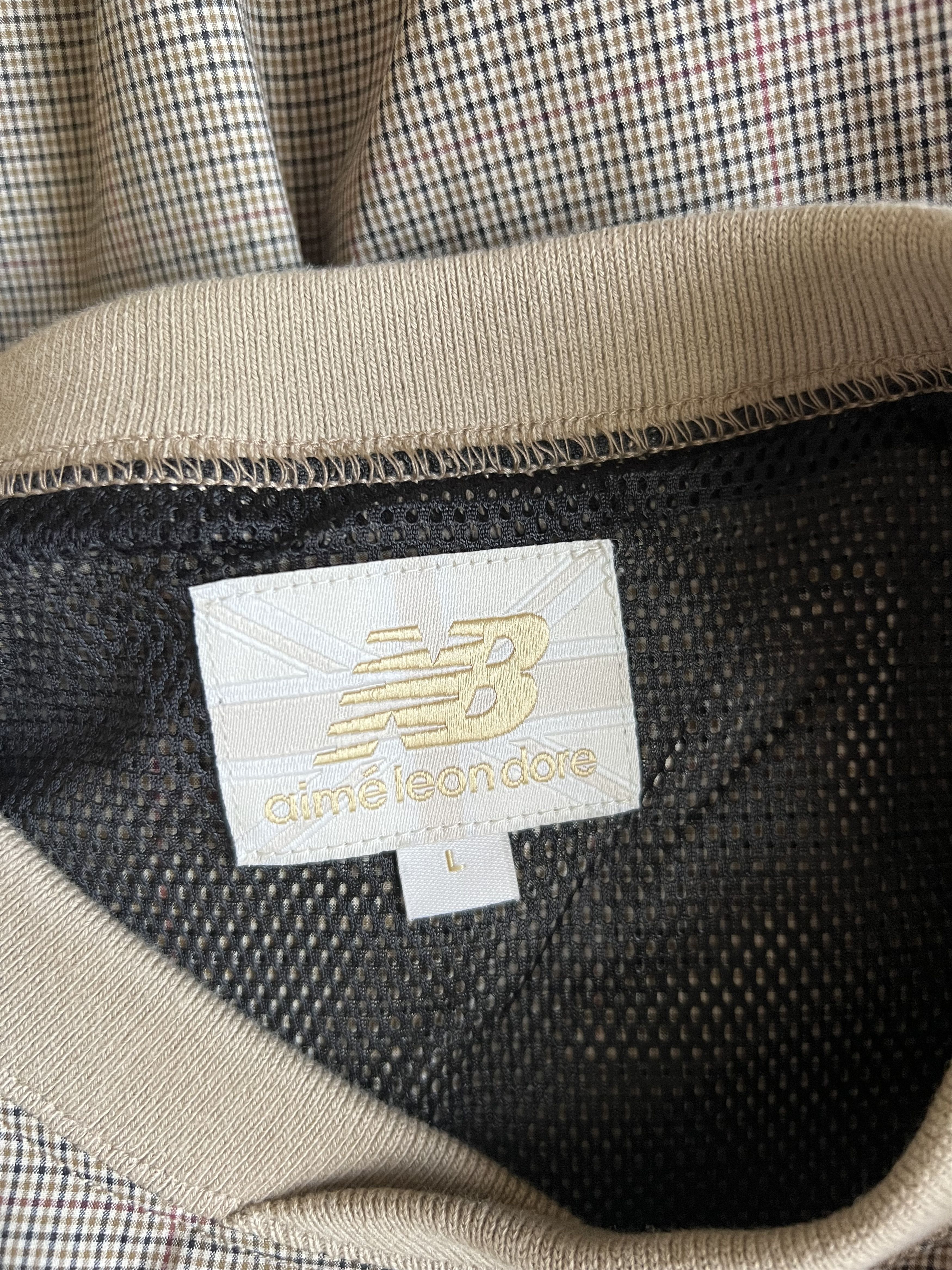 Aime Leon Dore × New Balance Aime Leon Dore New Balance 991 Nylon Pullover Check Plaid Size US L / EU 52-54 / 3 - 7 Thumbnail