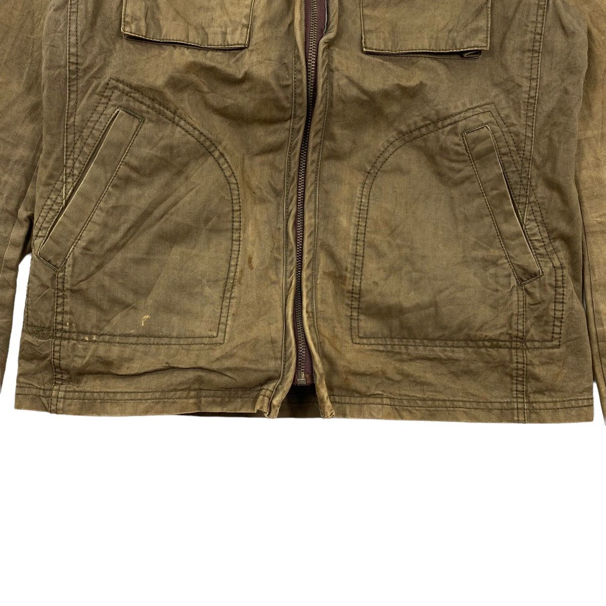 Japanese Brand TAKEO KIKUCHI Japanese Brand Multi Pocket Brown Motorcycle Size US M / EU 48-50 / 2 - 3 Thumbnail