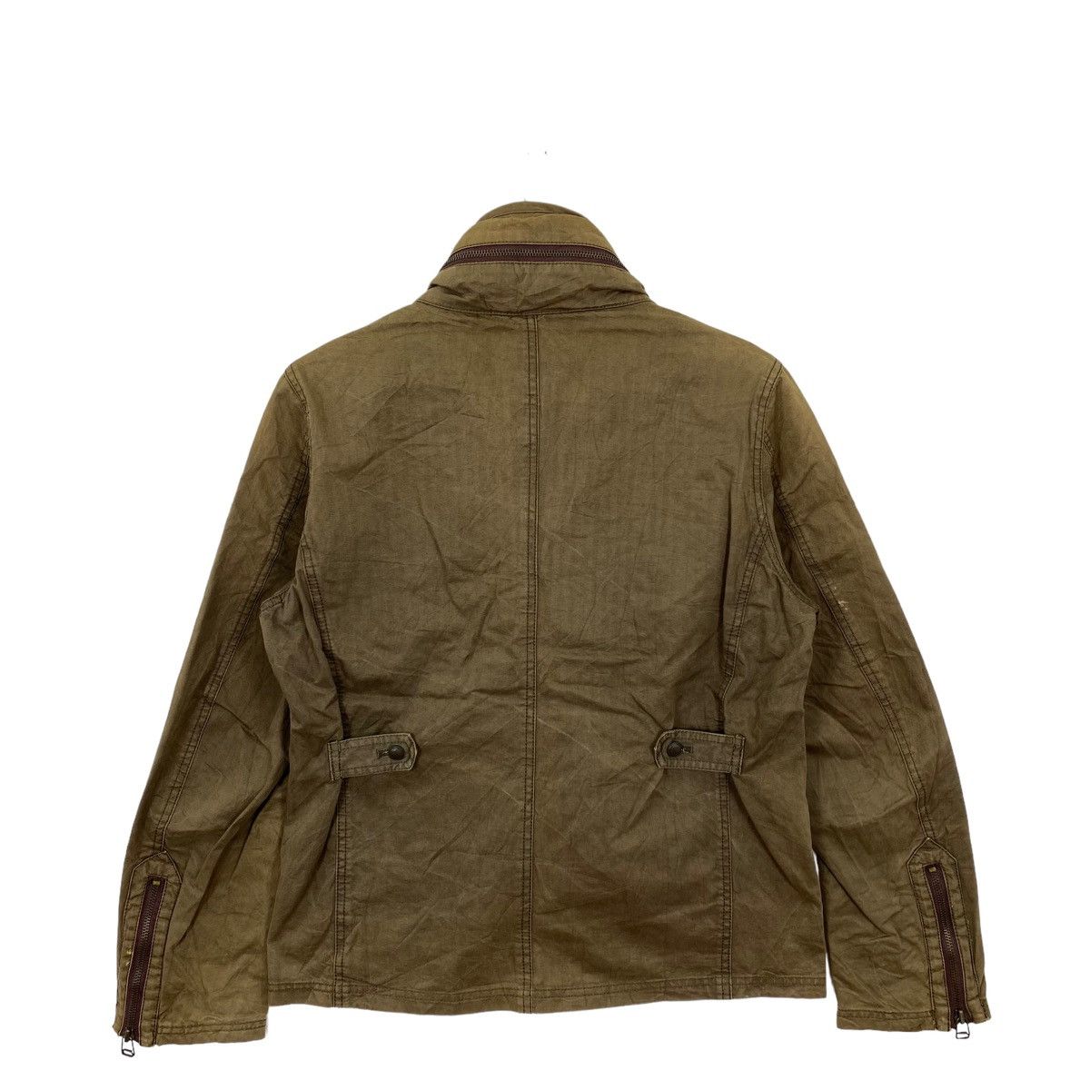 Japanese Brand TAKEO KIKUCHI Japanese Brand Multi Pocket Brown Motorcycle Size US M / EU 48-50 / 2 - 8 Thumbnail