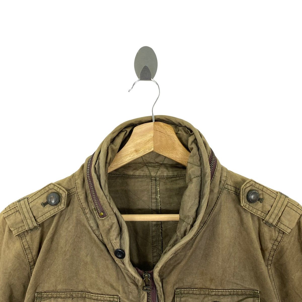 Japanese Brand TAKEO KIKUCHI Japanese Brand Multi Pocket Brown Motorcycle Size US M / EU 48-50 / 2 - 2 Thumbnail