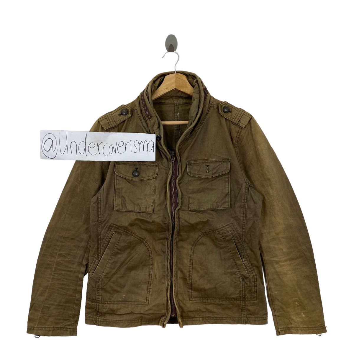 Japanese Brand TAKEO KIKUCHI Japanese Brand Multi Pocket Brown Motorcycle Size US M / EU 48-50 / 2 - 1 Thumbnail