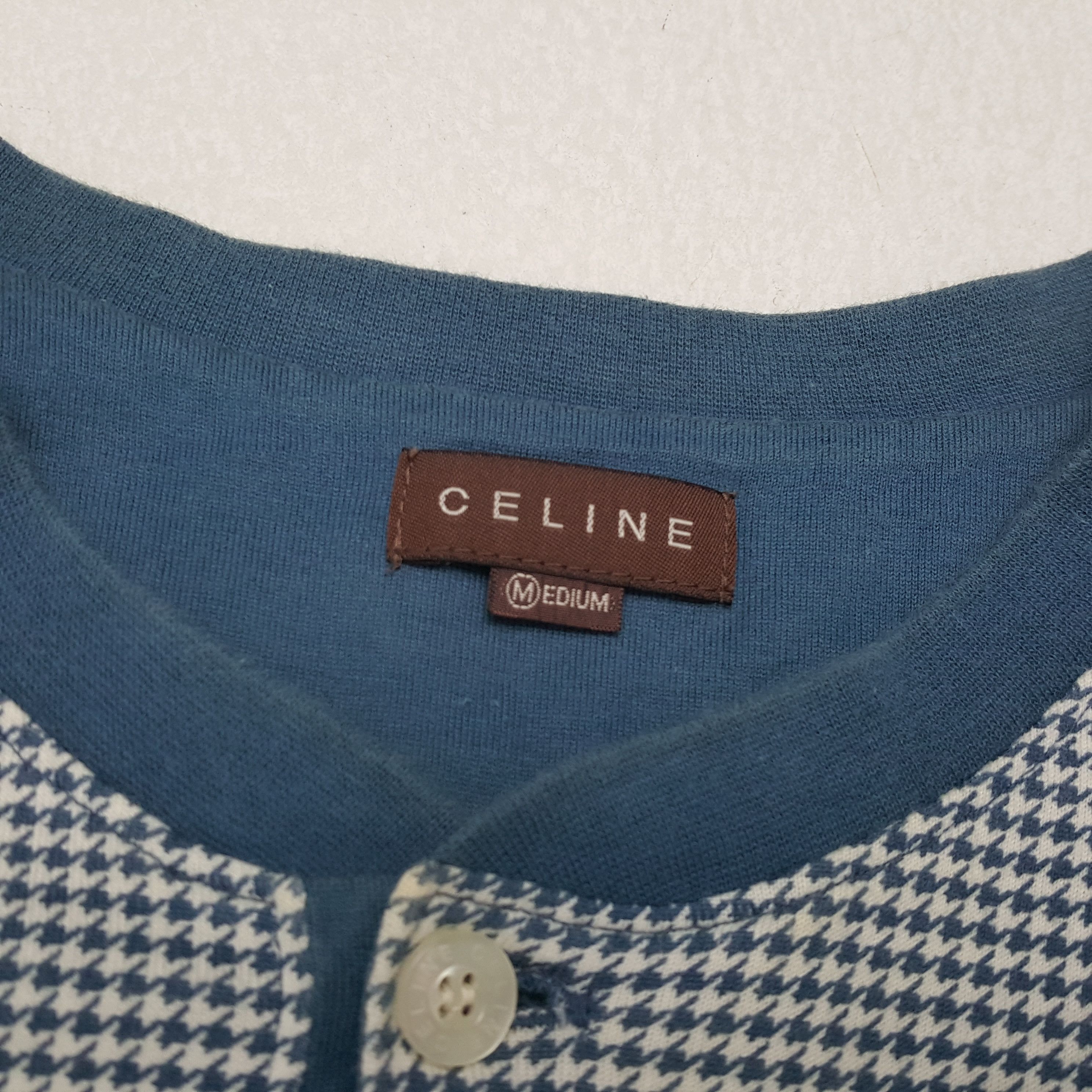 Celine × Vintage CELINE Italian Brand Long Sleeve Pocket Tshirt Size US M / EU 48-50 / 2 - 9 Thumbnail