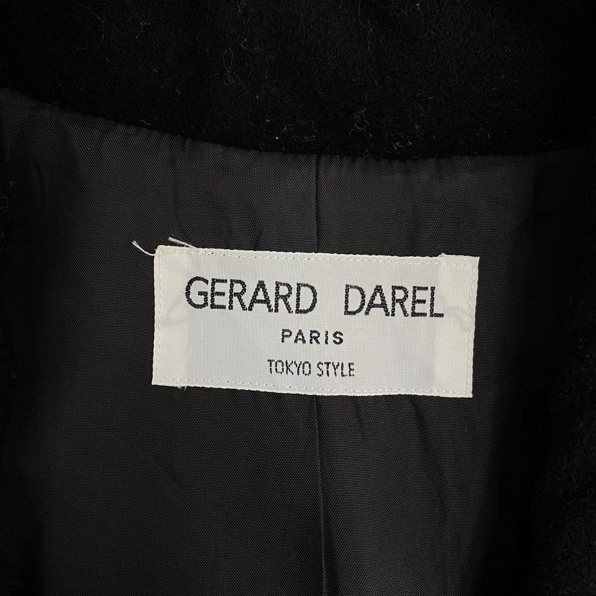 Vintage Vintage GERARD DAREL PARIS Black Plain Blazer Coat Size US S / EU 44-46 / 1 - 5 Thumbnail