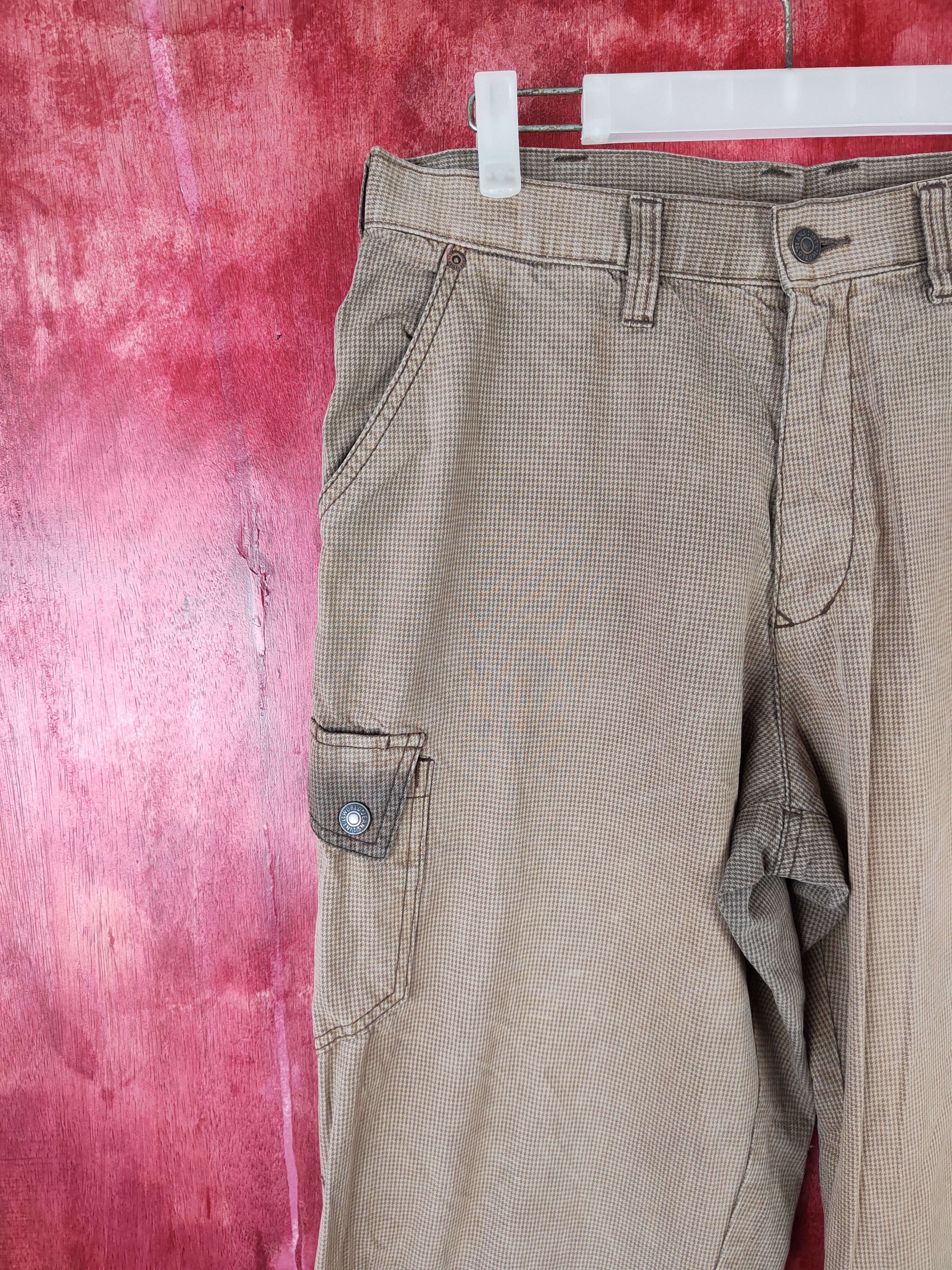 Japanese Brand × Vintage Dogman Brown Multi Pocket Tactical Cargo Pants #S411 Size US 32 / EU 48 - 3 Thumbnail