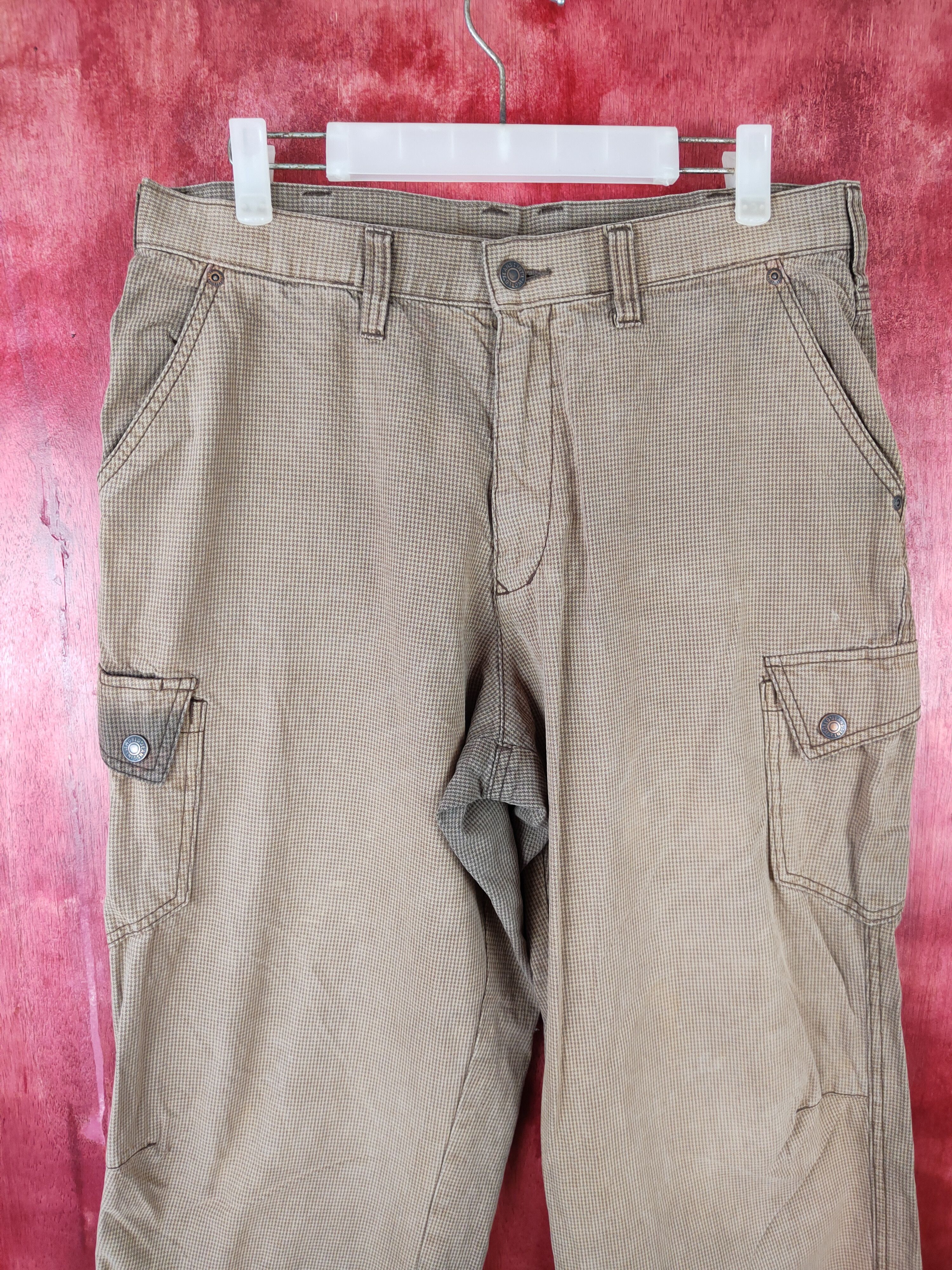 Japanese Brand × Vintage Dogman Brown Multi Pocket Tactical Cargo Pants #S411 Size US 32 / EU 48 - 2 Thumbnail