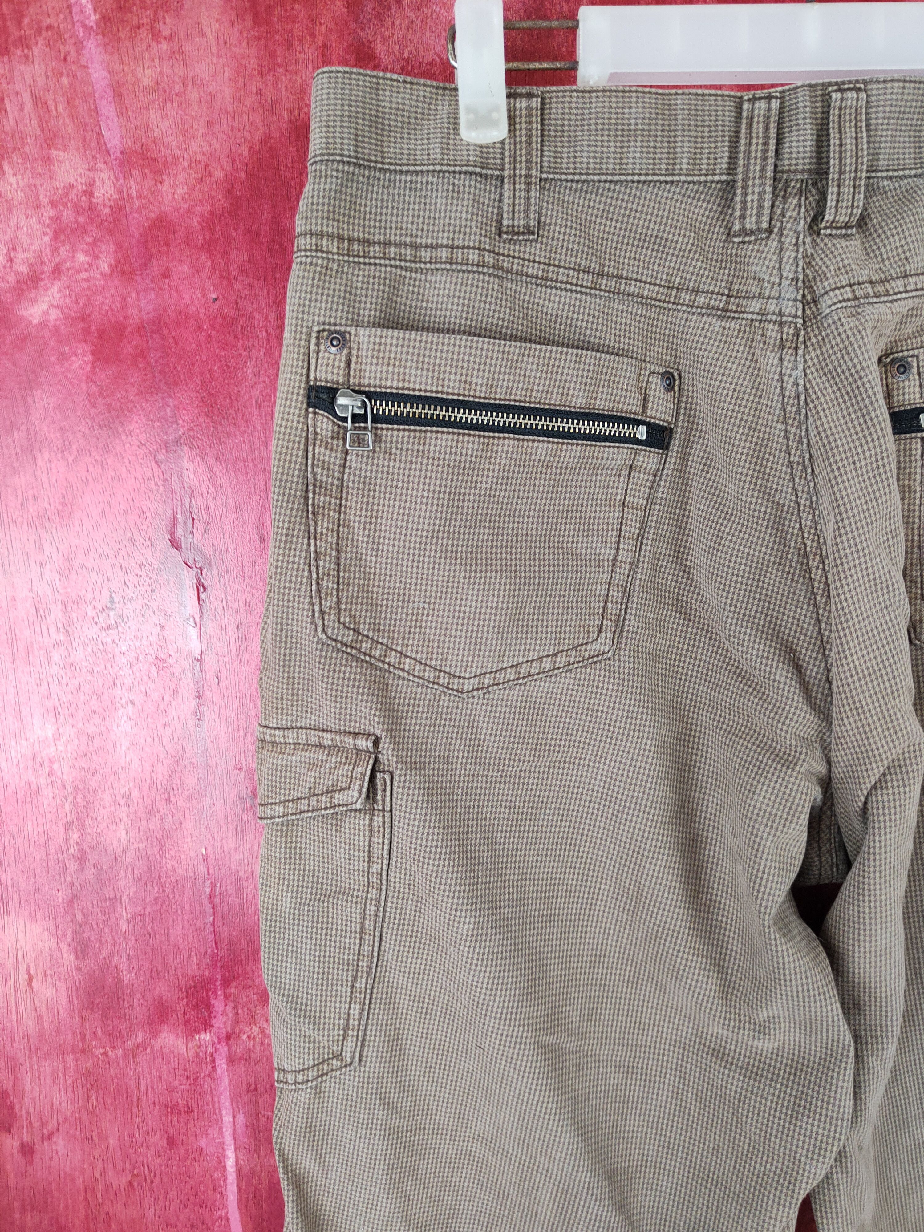 Japanese Brand × Vintage Dogman Brown Multi Pocket Tactical Cargo Pants #S411 Size US 32 / EU 48 - 8 Thumbnail