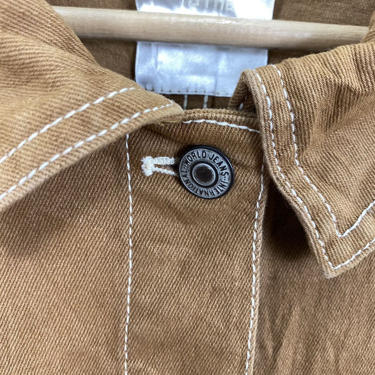 Vintage Vintage POWER To The PEOPLE Brown Chore Jacket Size US M / EU 48-50 / 2 - 4 Thumbnail