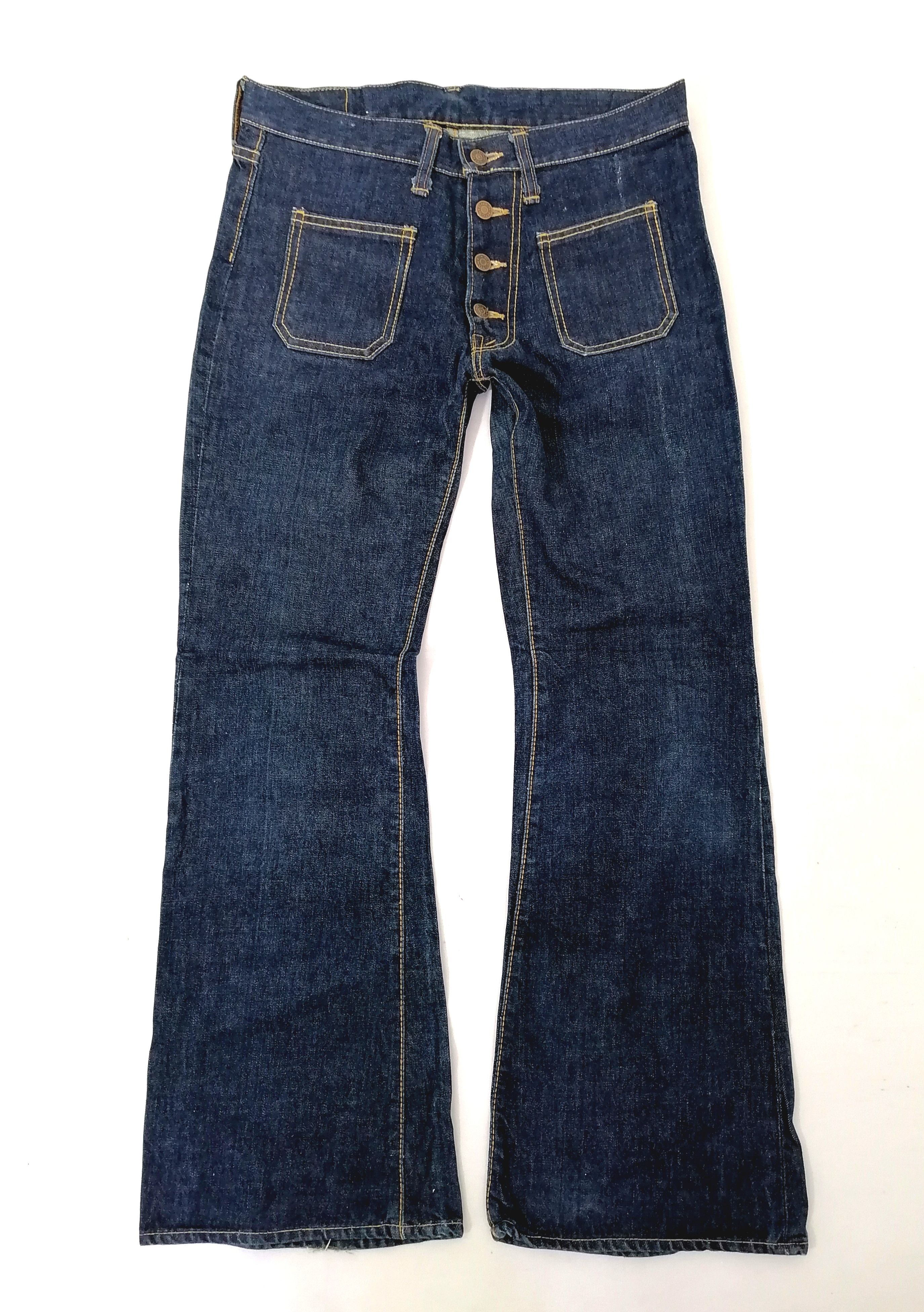 60s-70s BIGSTONE RED-LINE 5PKT INDIGO DENIM STRAIGHT OLD