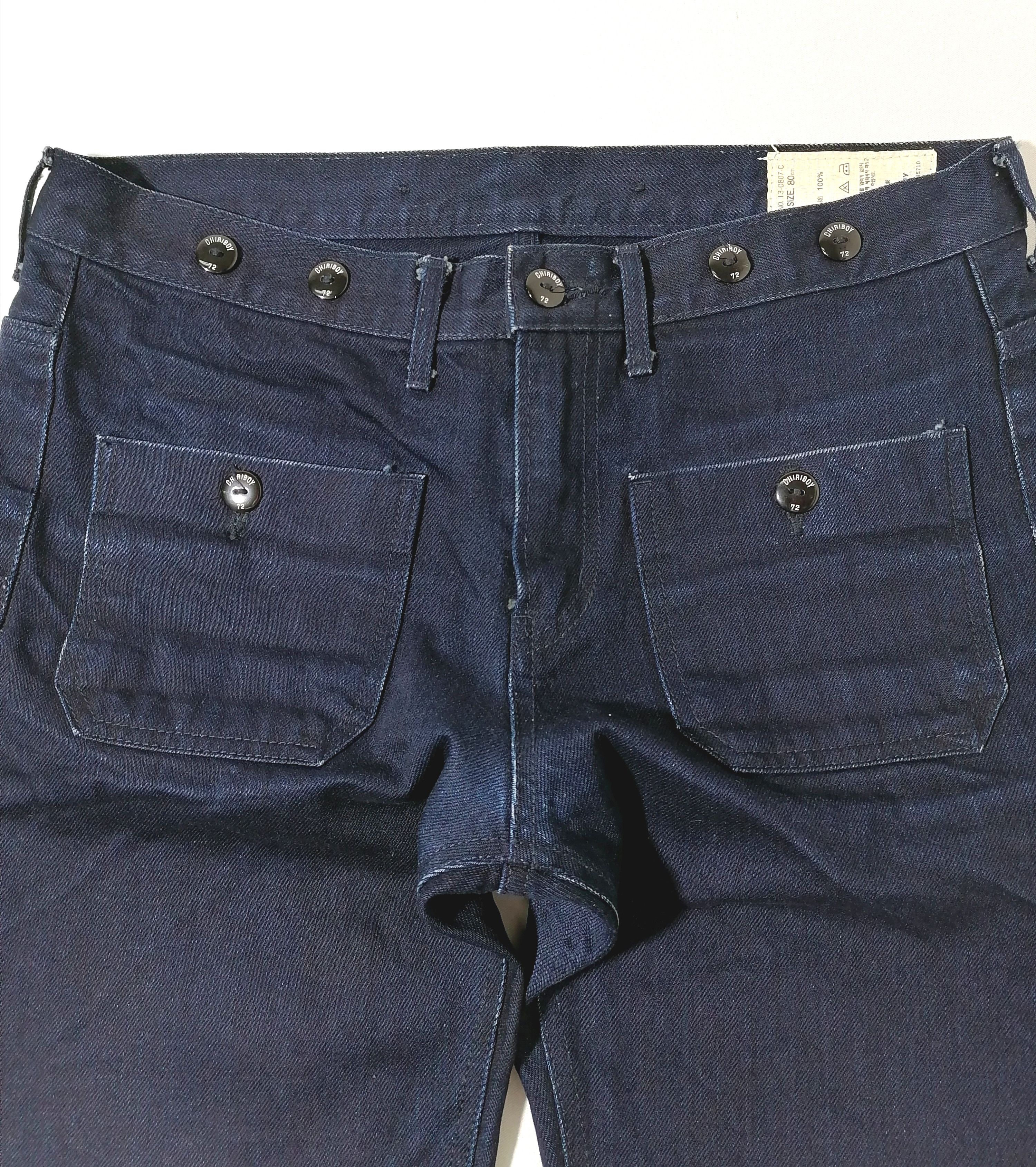 Designer × Japanese Brand Chiriboy 72 Multibuttons Denim Jeans Size US 36 / EU 52 - 2 Thumbnail