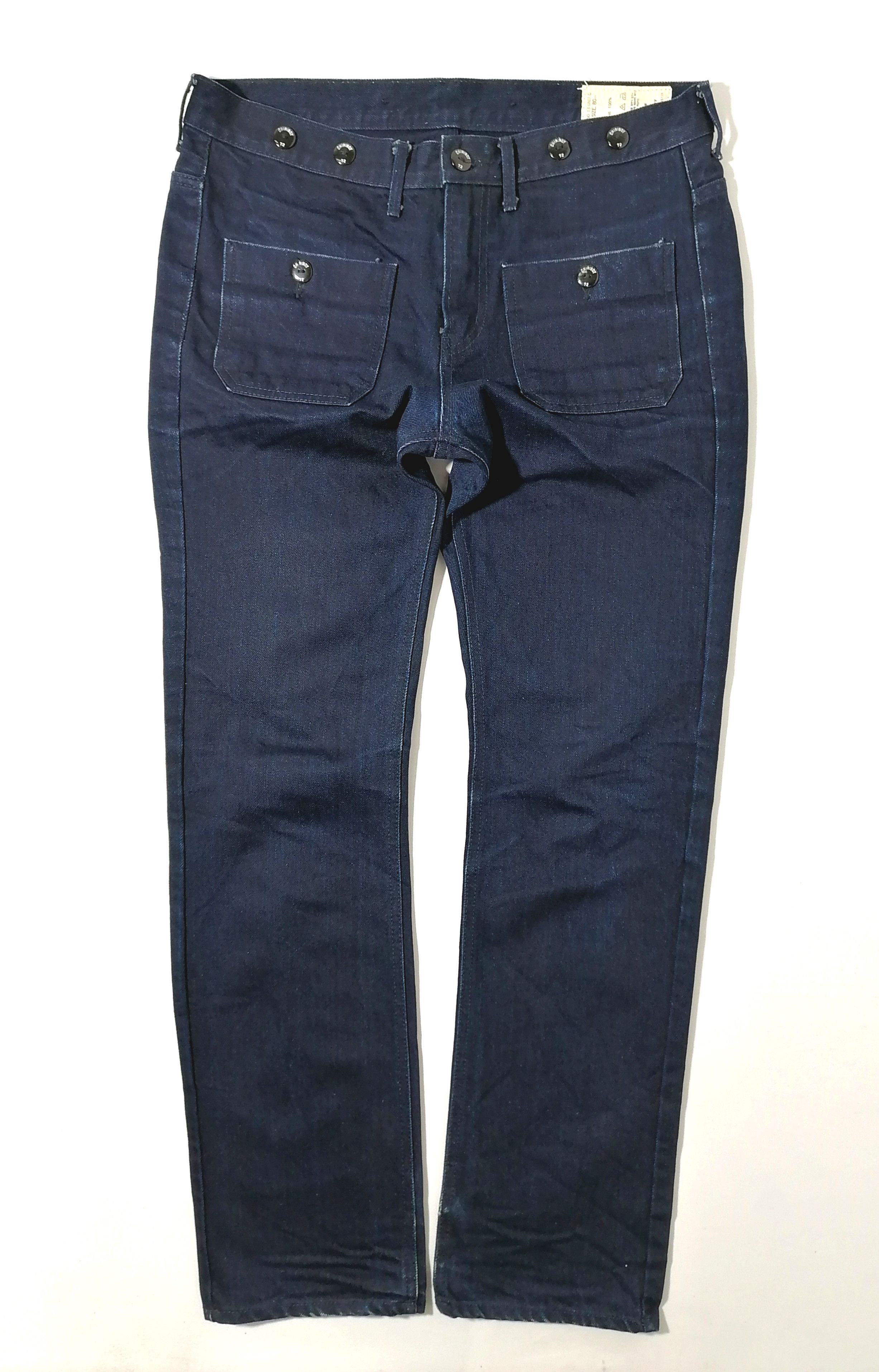 Designer × Japanese Brand Chiriboy 72 Multibuttons Denim Jeans Size US 36 / EU 52 - 1 Thumbnail