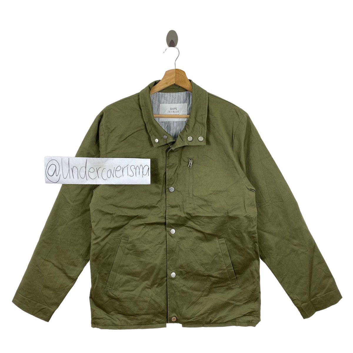 SHIPS SHIPS Jet Blue x VENTILE GEAR Multi Pocket Plain Green Coat Size US M / EU 48-50 / 2 - 1 Thumbnail