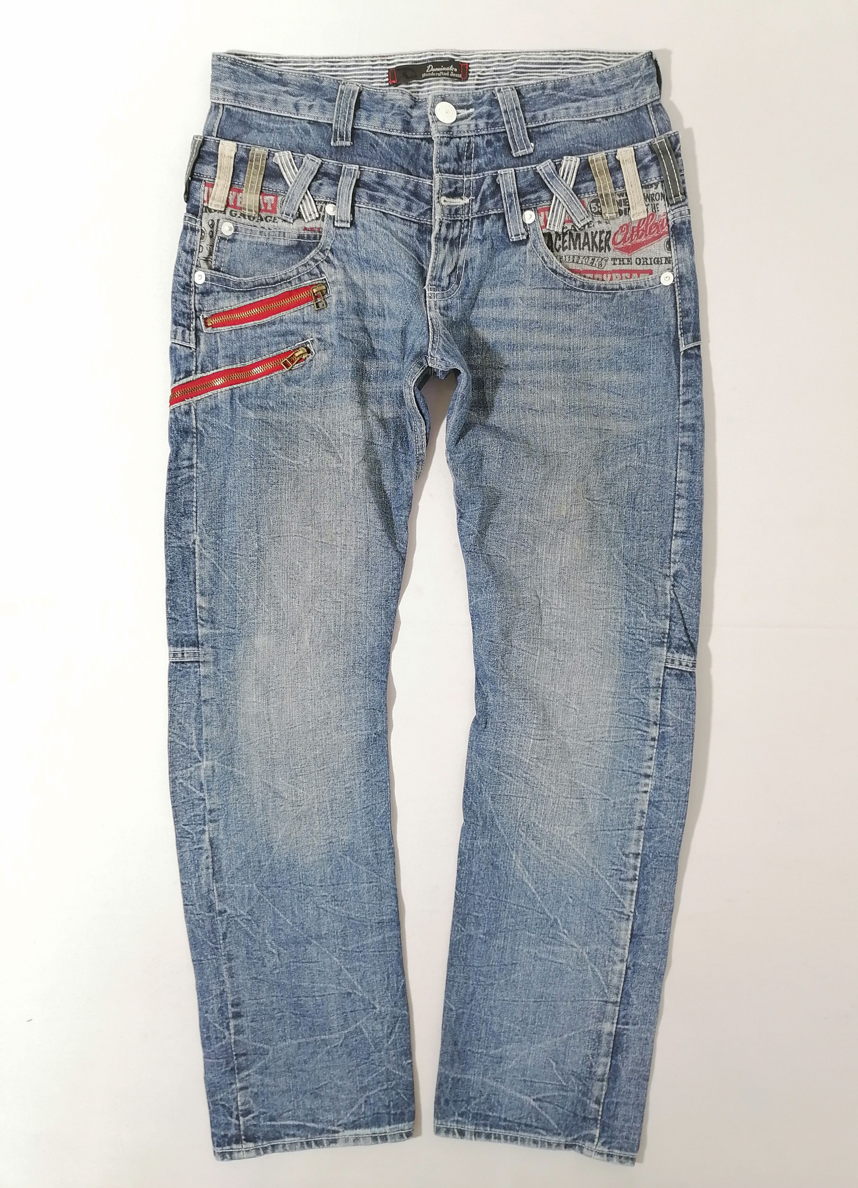 Japanese Brand × Other Dominate Handcrafted Nice Design Denim Jeans Size US 34 / EU 50 - 1 Thumbnail