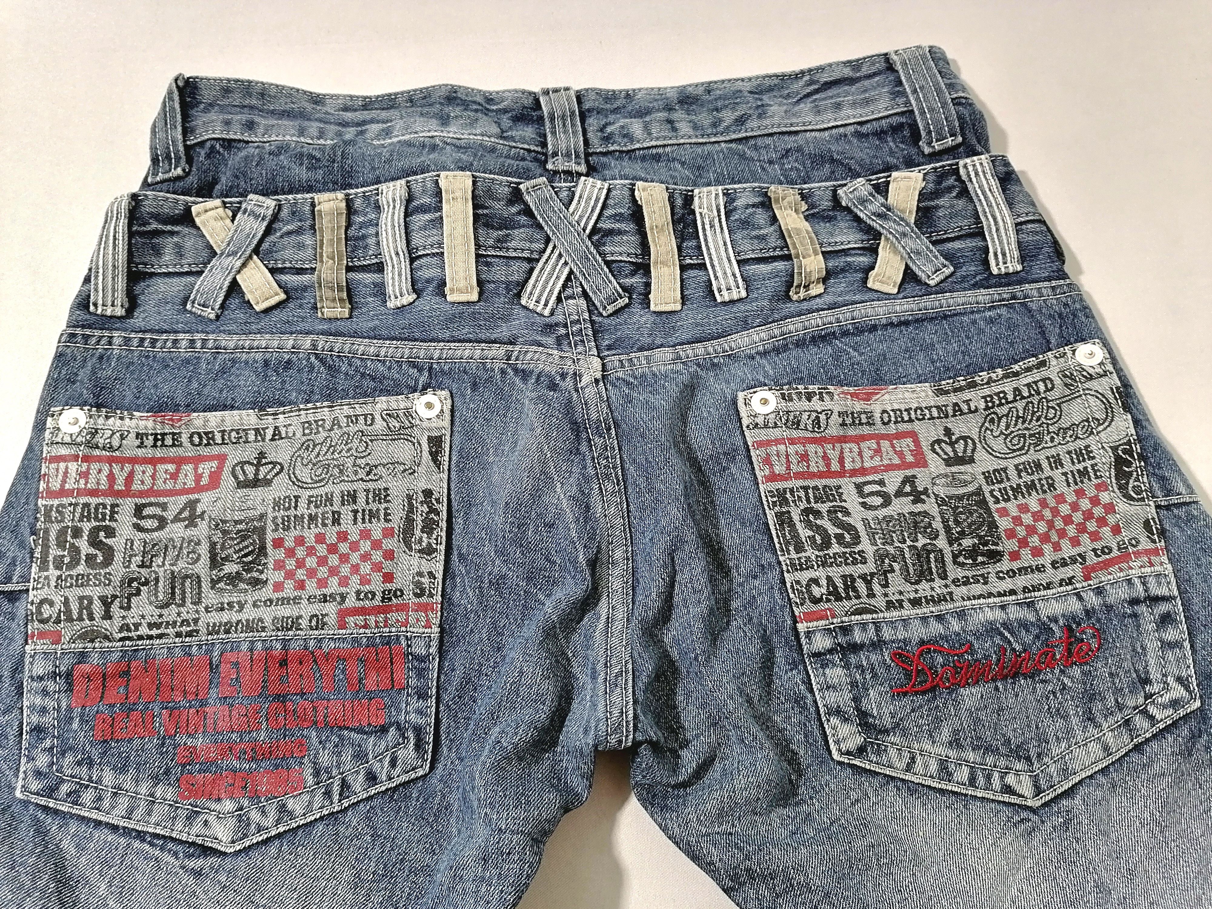 Japanese Brand × Other Dominate Handcrafted Nice Design Denim Jeans Size US 34 / EU 50 - 8 Thumbnail