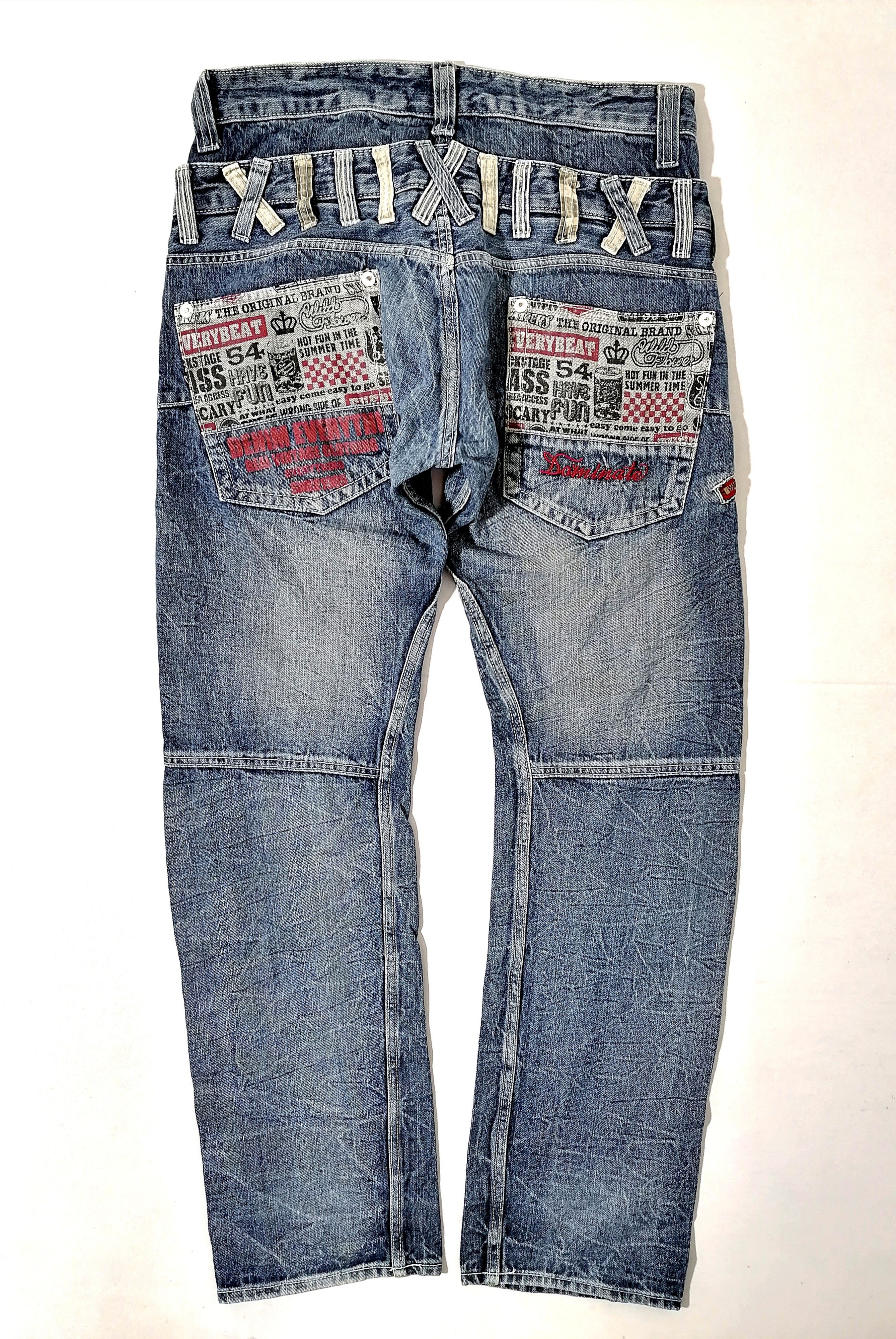 Japanese Brand × Other Dominate Handcrafted Nice Design Denim Jeans Size US 34 / EU 50 - 3 Thumbnail