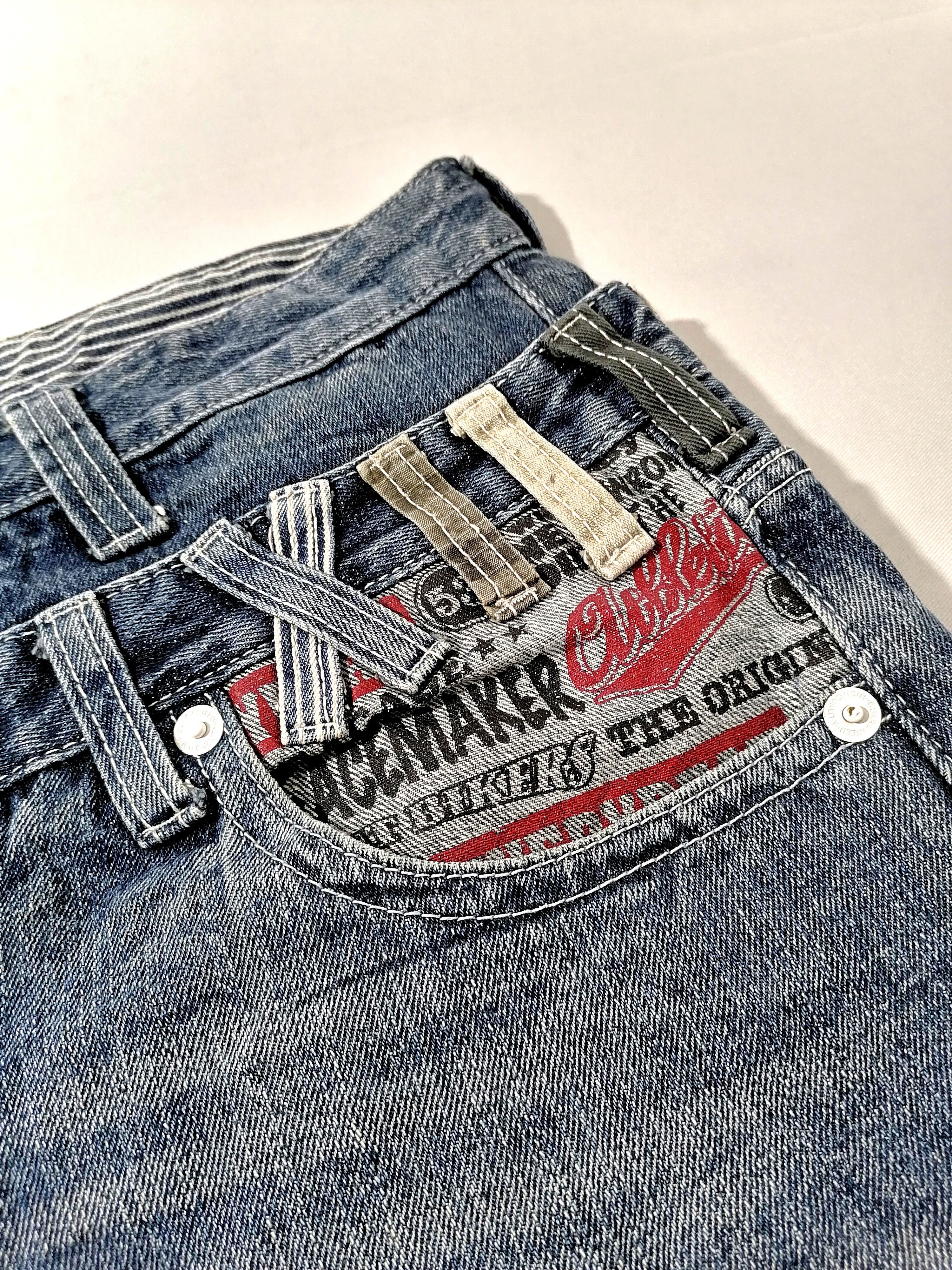 Japanese Brand × Other Dominate Handcrafted Nice Design Denim Jeans Size US 34 / EU 50 - 6 Thumbnail