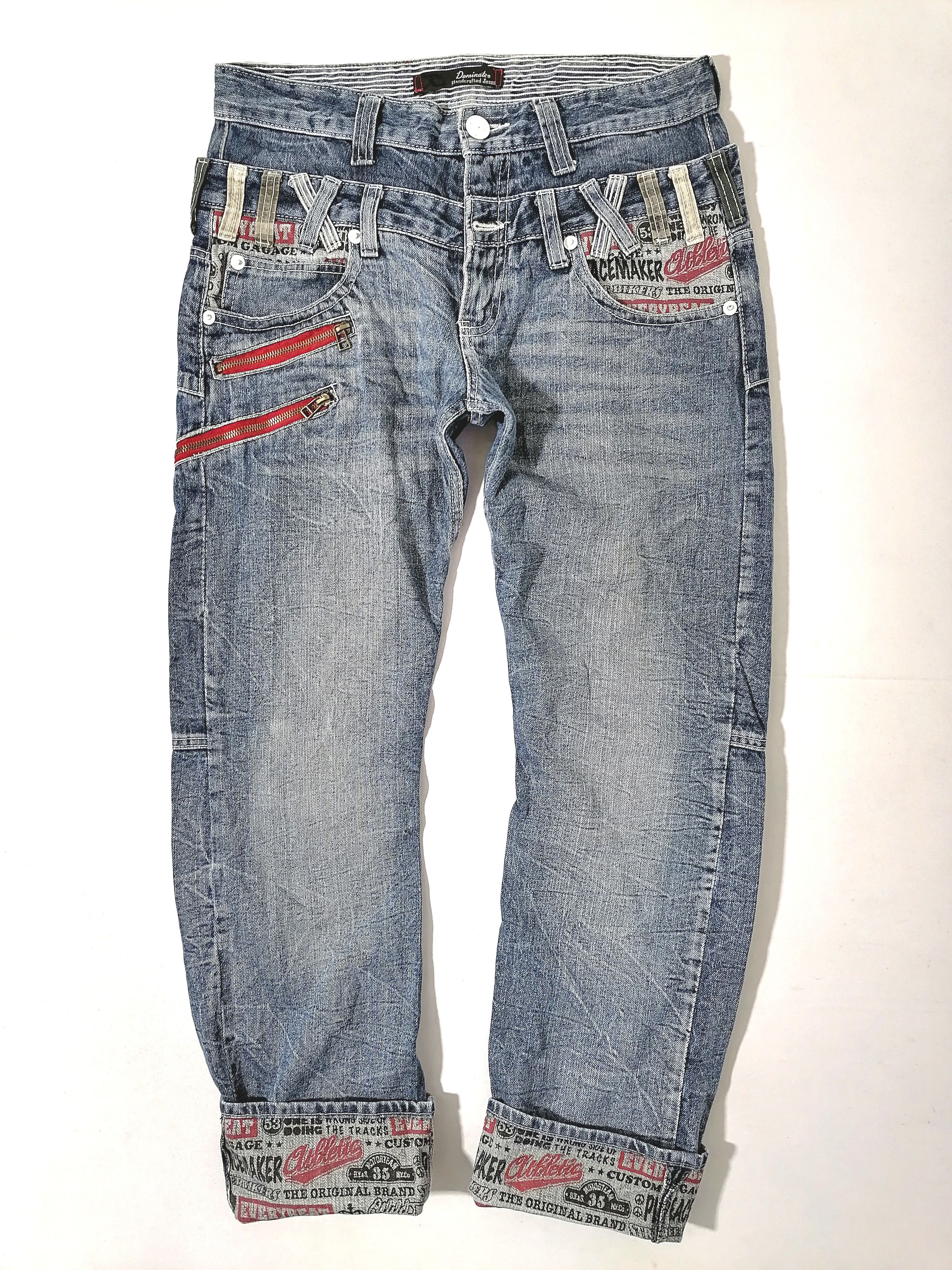 Japanese Brand × Other Dominate Handcrafted Nice Design Denim Jeans Size US 34 / EU 50 - 2 Thumbnail