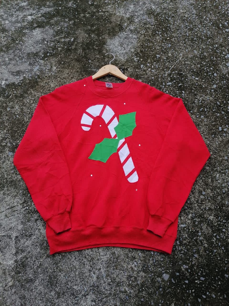 Jerzees × Vintage Vintage Jerzees Christmas Sweatshirt Size US M / EU 48-50 / 2 - 1 Thumbnail